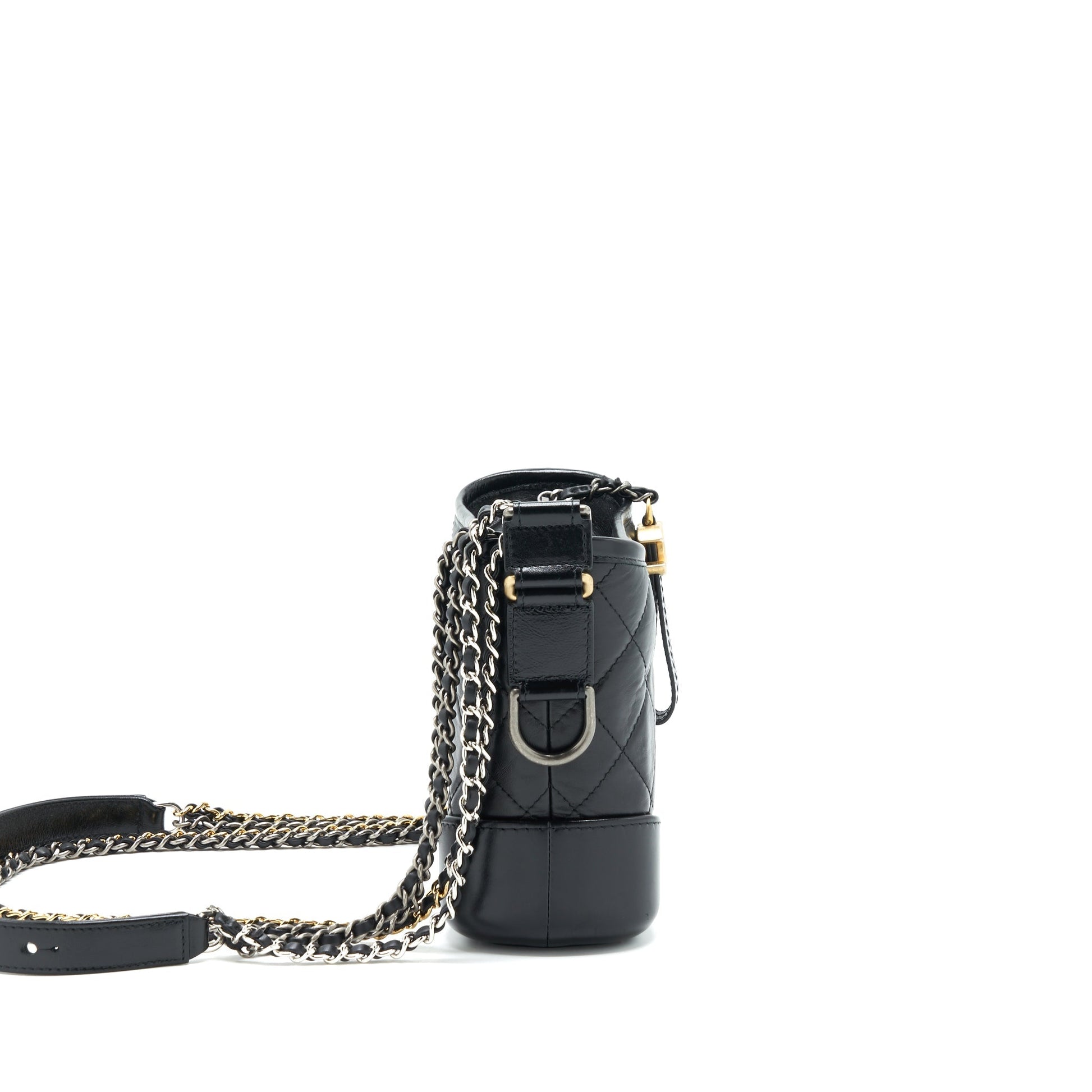 Chanel Hobo Gabrielle Black Small Shoulder Bag