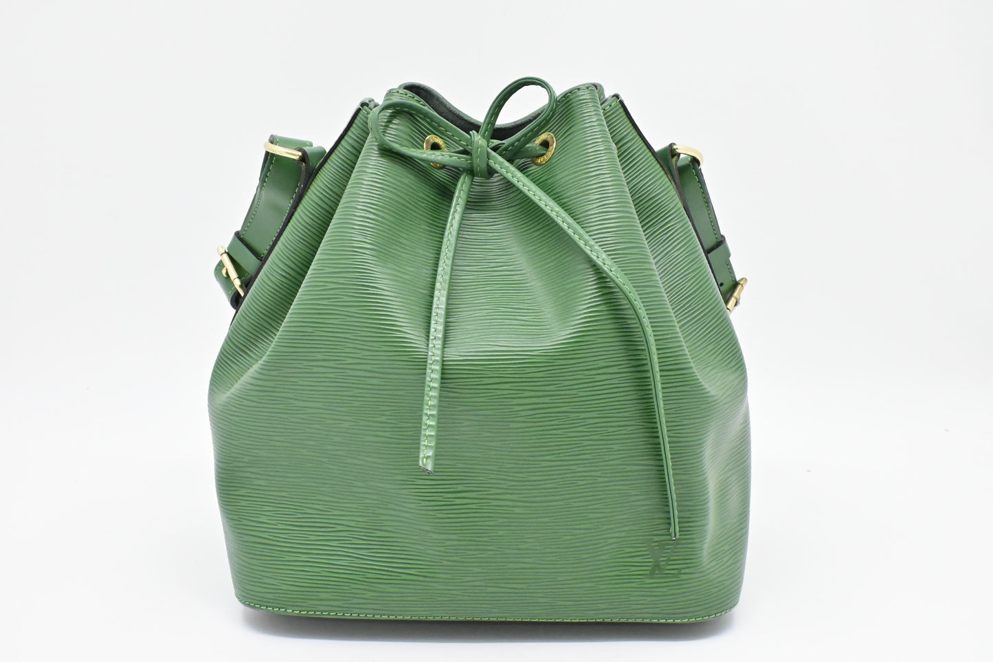 Louis Vuitton Petit Noe Epi Leather Green Handbag