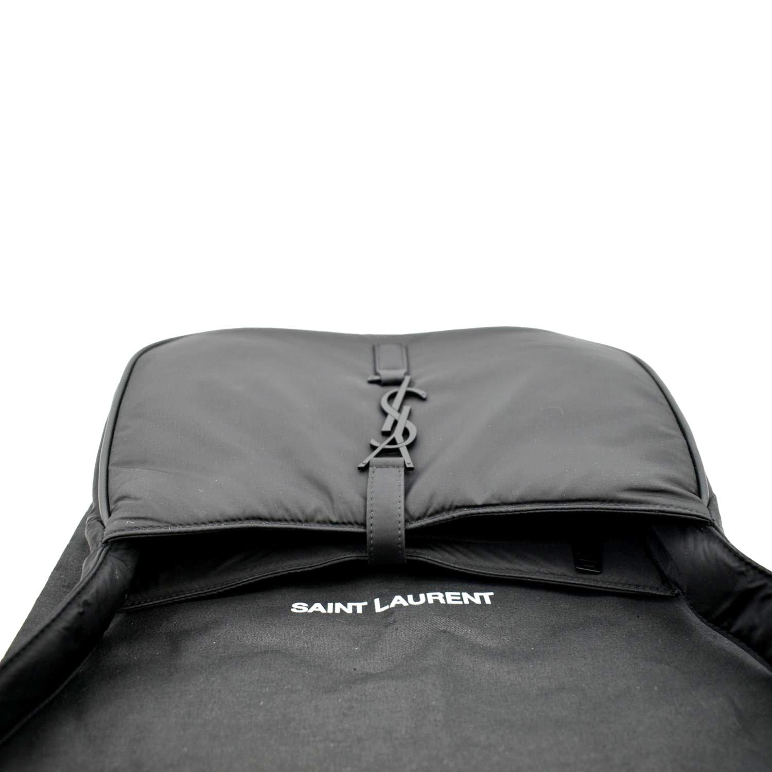 YSL Saint Laurent Yves Le Re Crossbody Bag Nylon Black