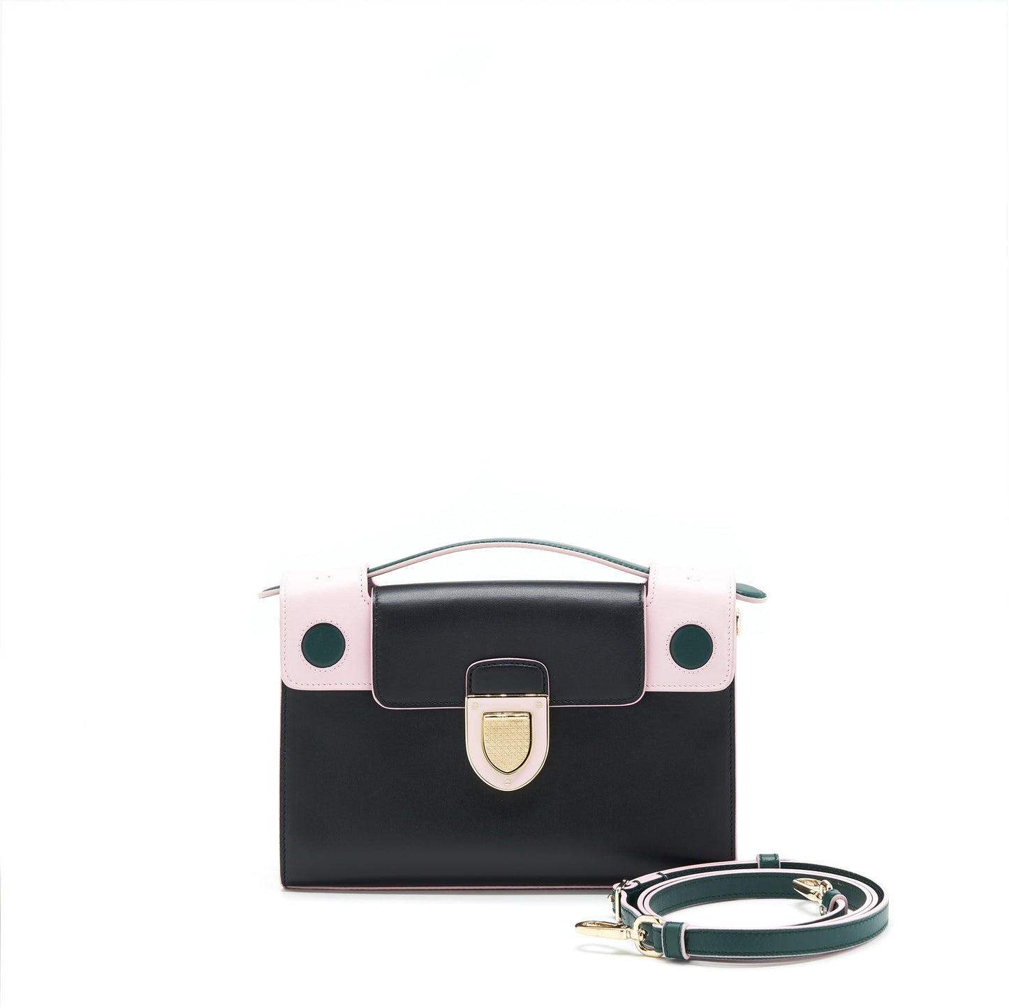 Dior ever Clutch With Strap And Handbag Black Pink Clutch Bag