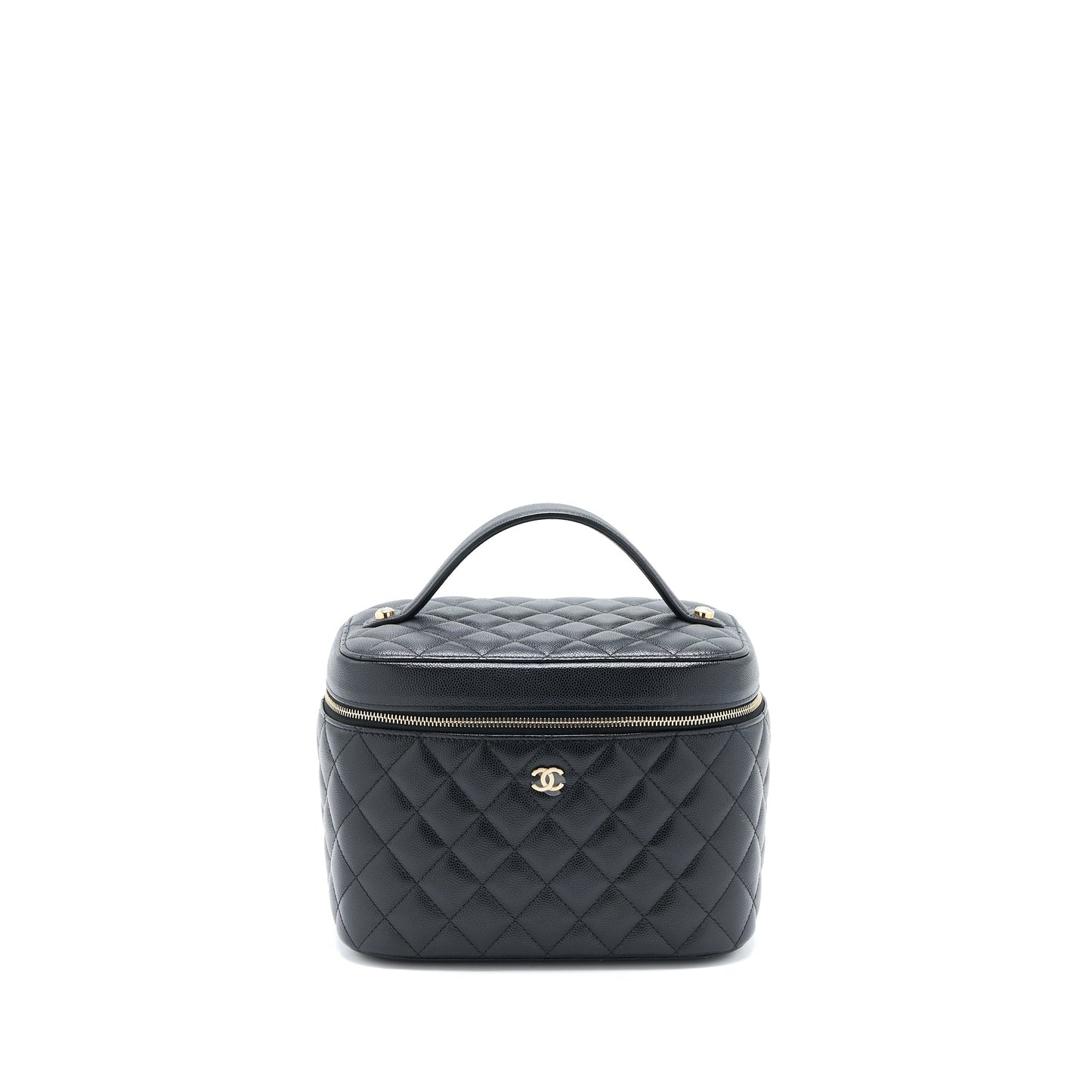 Chanel Top Handle Vanity Caviar LGHW Black Handbag Lghw 2
