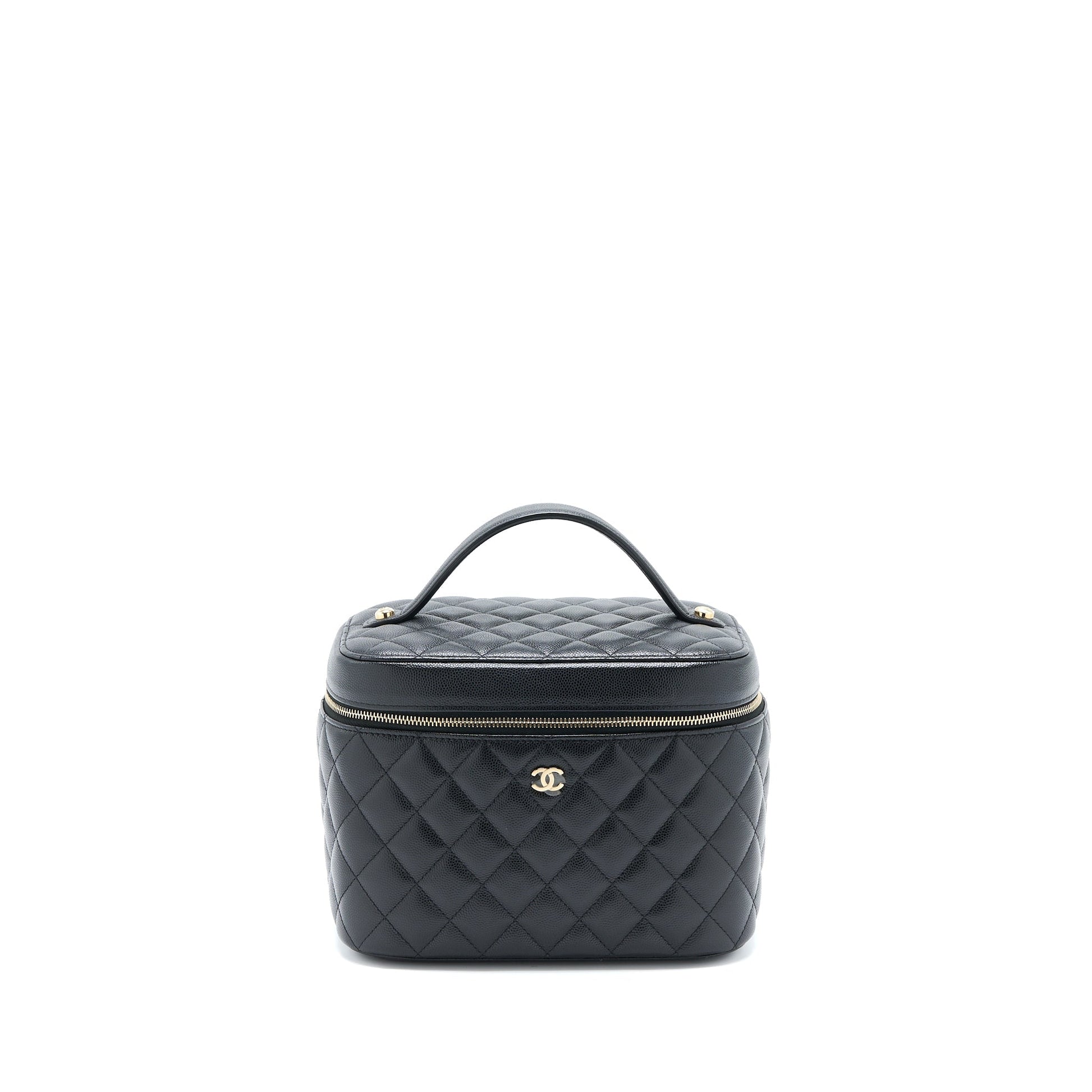Chanel Top Handle Vanity Caviar LGHW Black Handbag Lghw 2