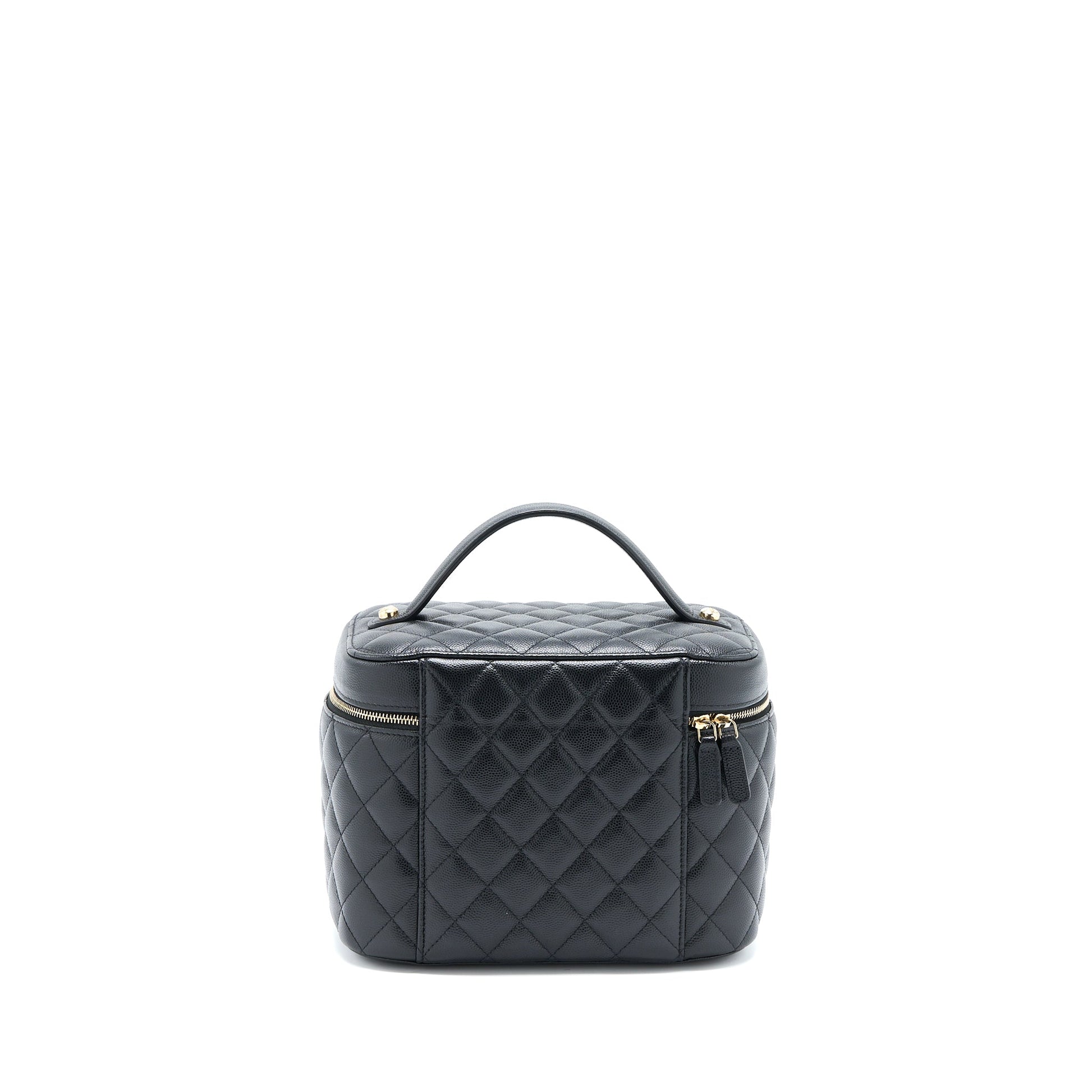 Chanel Top Handle Vanity Caviar LGHW Black Handbag Lghw 2