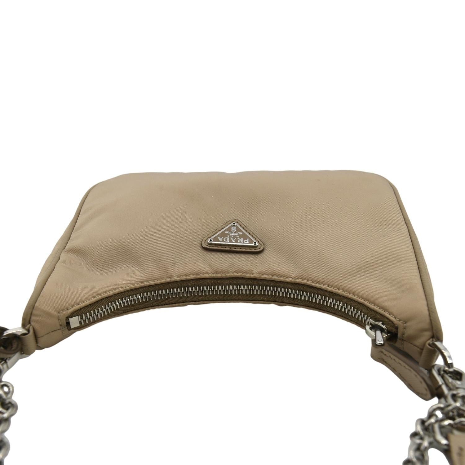 Prada Re Edition Re Shoulder Bag Nylon Beige Re Edition Nylon
