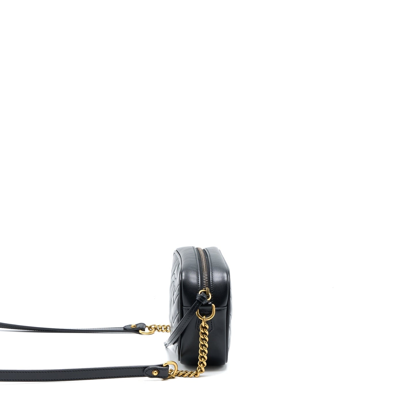 Gucci Marmont Matelass Bag Black Mini Travel Bag