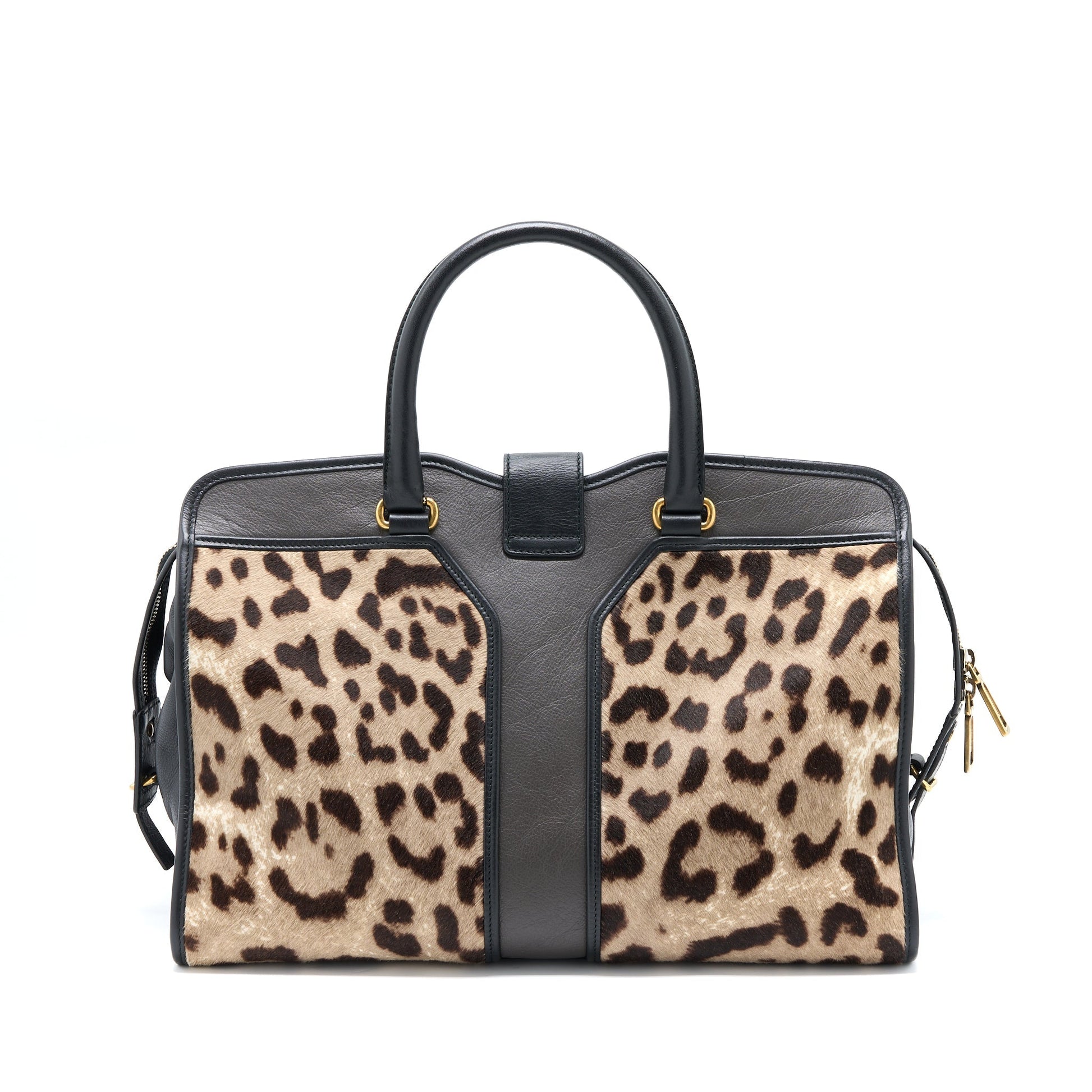 YSL Saint Laurent Saint Laurent Cabas Chyc Tote Purse Animal Black Tote Bag