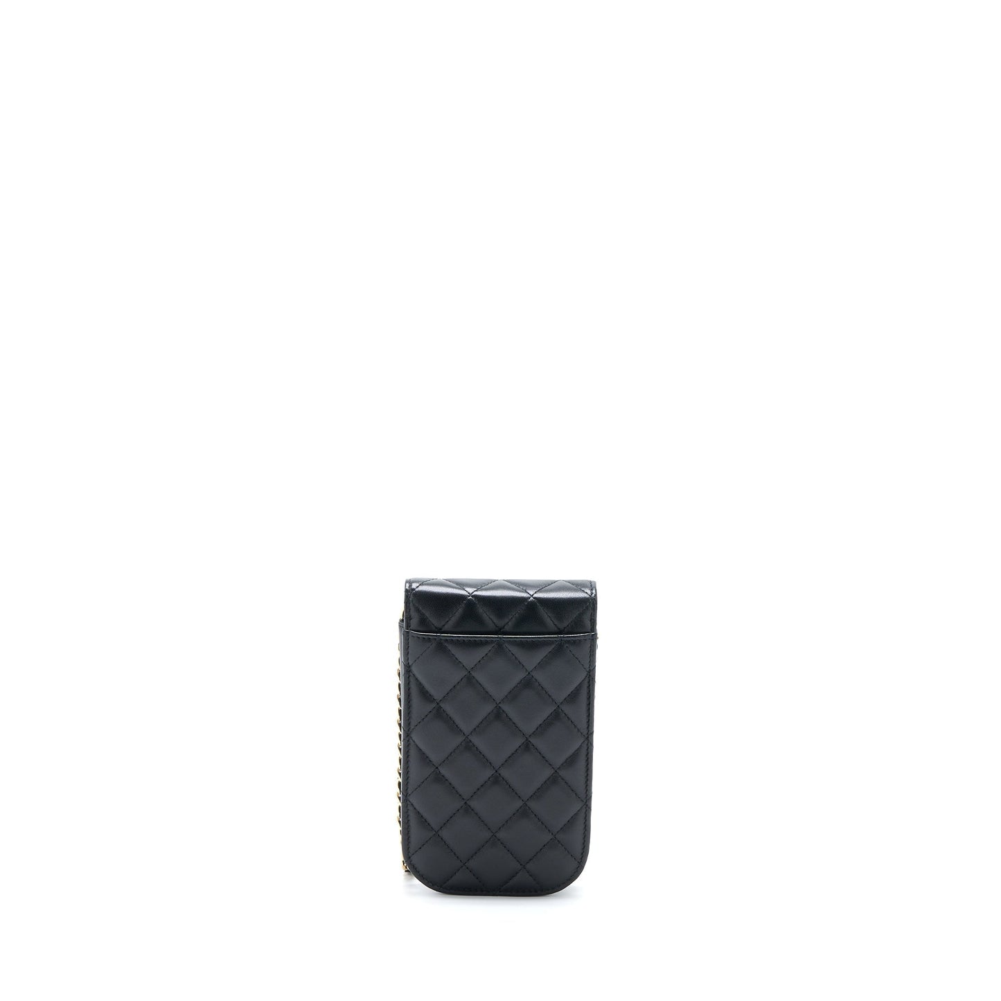 Chanel Flap Phone Lambskin GHW Black Handbag