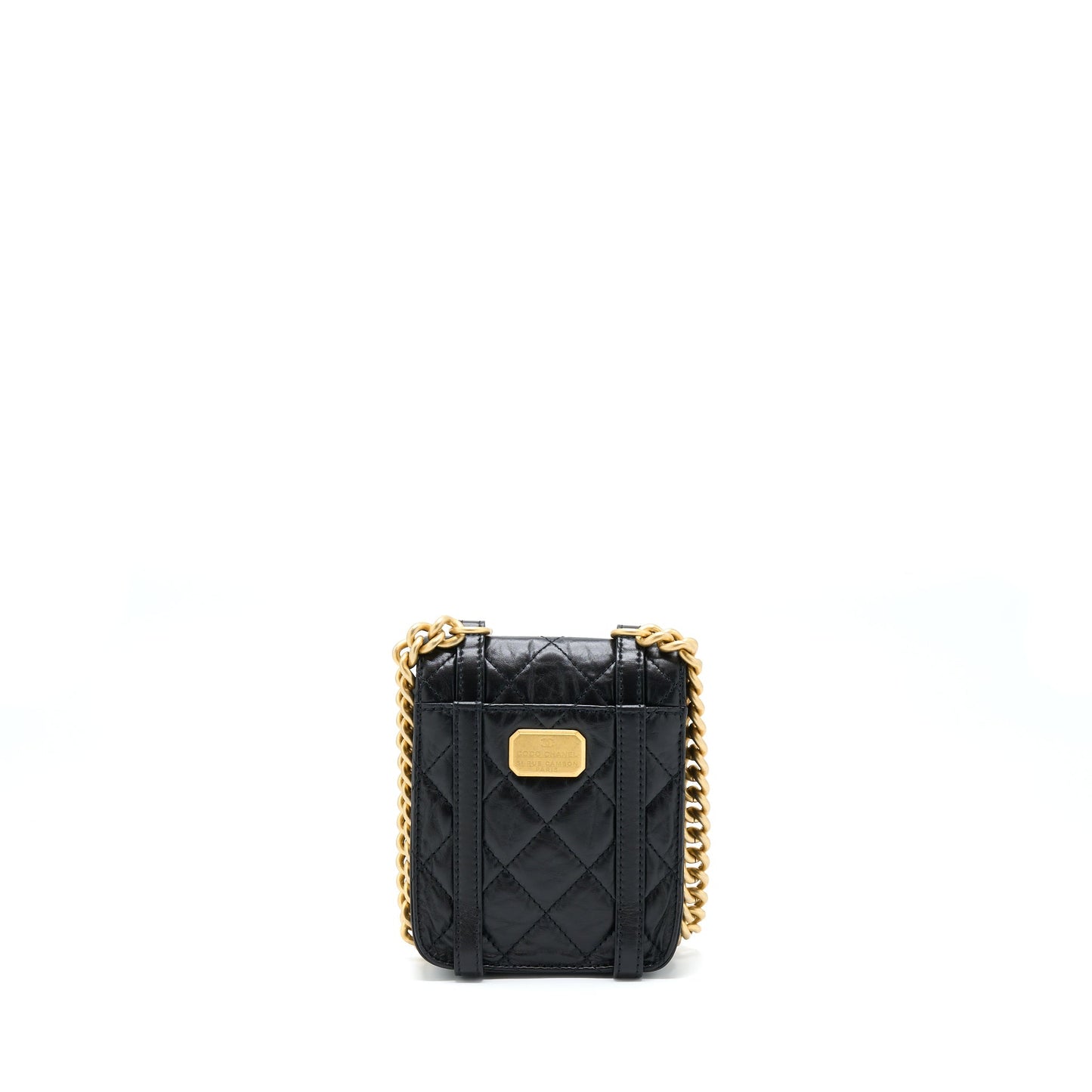 Chanel Seasonal Messenger Flap Aged Calfskin GHW Shoulder Bag