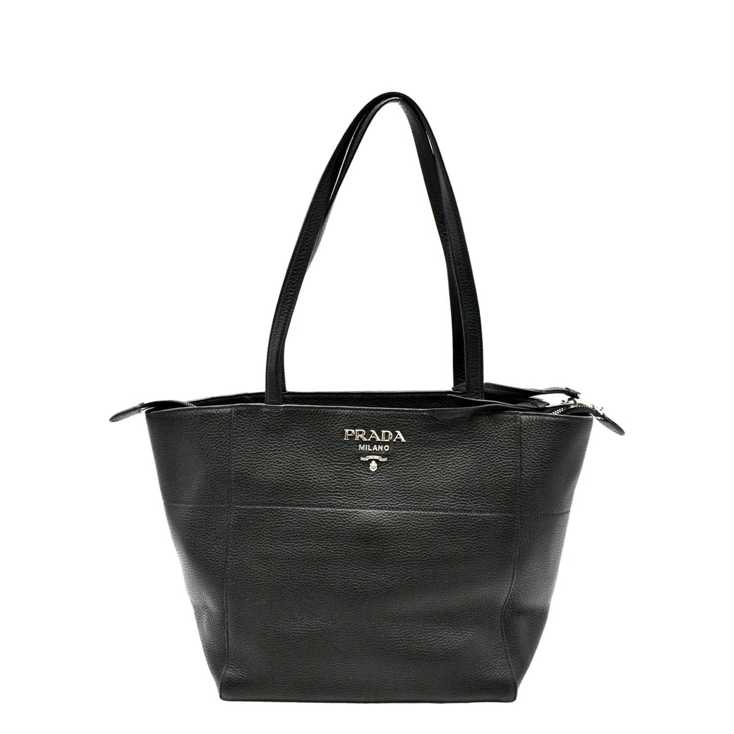 Prada Tote Bag Leather Black