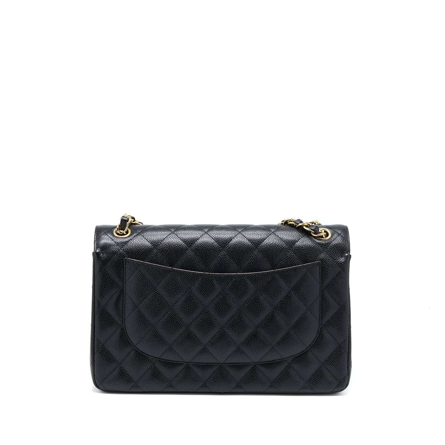 Chanel Jumbo Classic Double Flap Caviar GHW Black Shoulder Bag Ghw 2