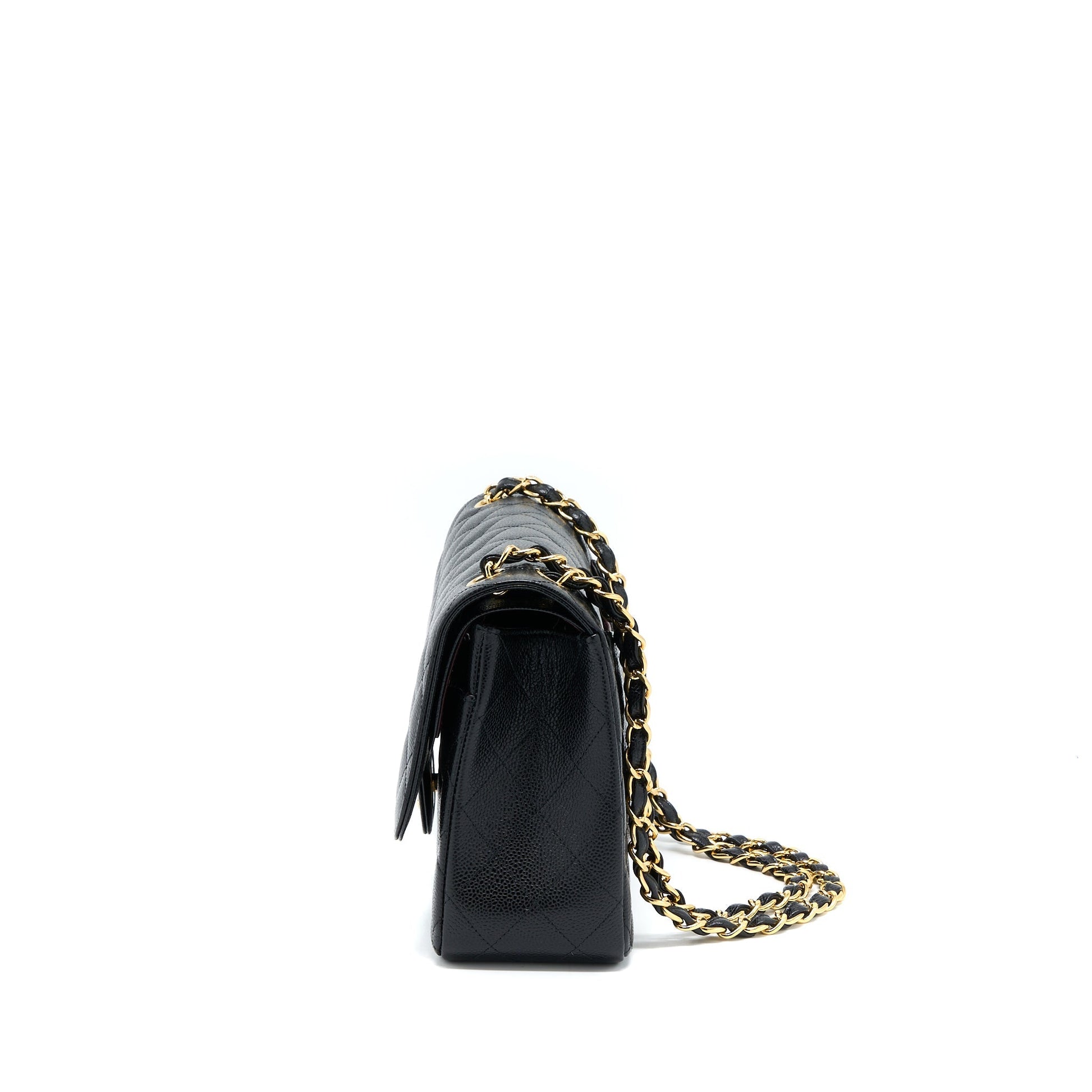 Chanel Jumbo Classic Double Flap Caviar GHW Black Shoulder Bag Ghw 2