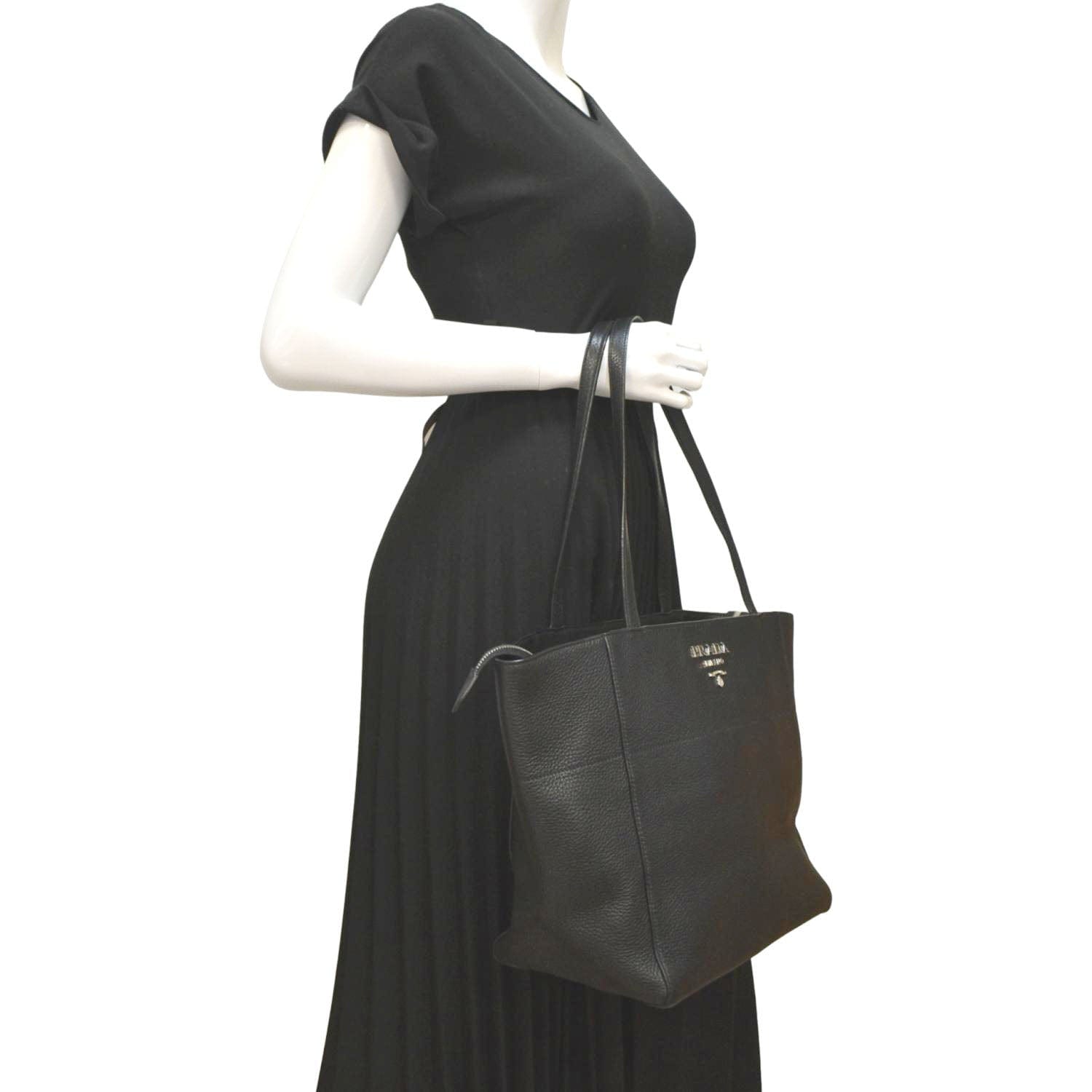 Tote Bag Leather Black