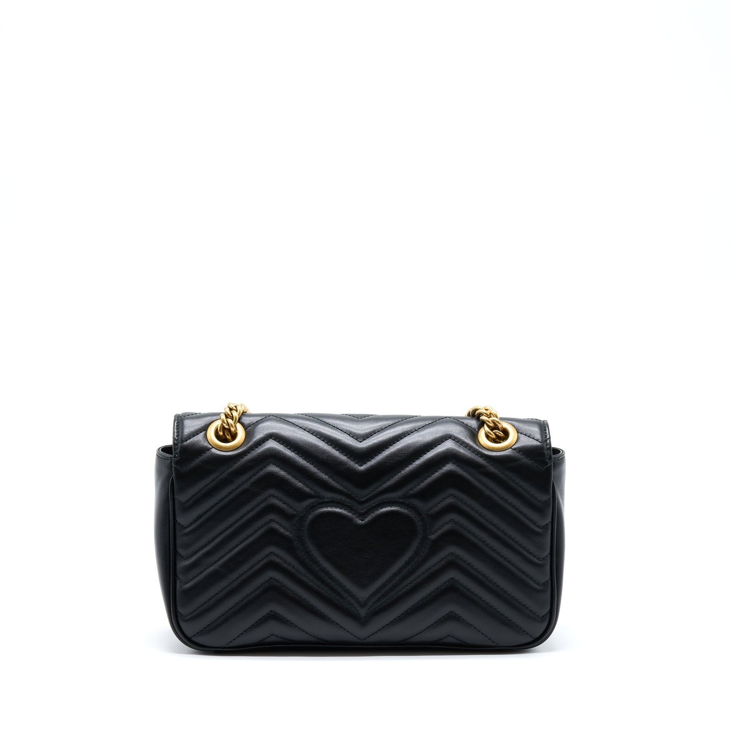 Gucci Marmont Handbag Black Small Travel Bag