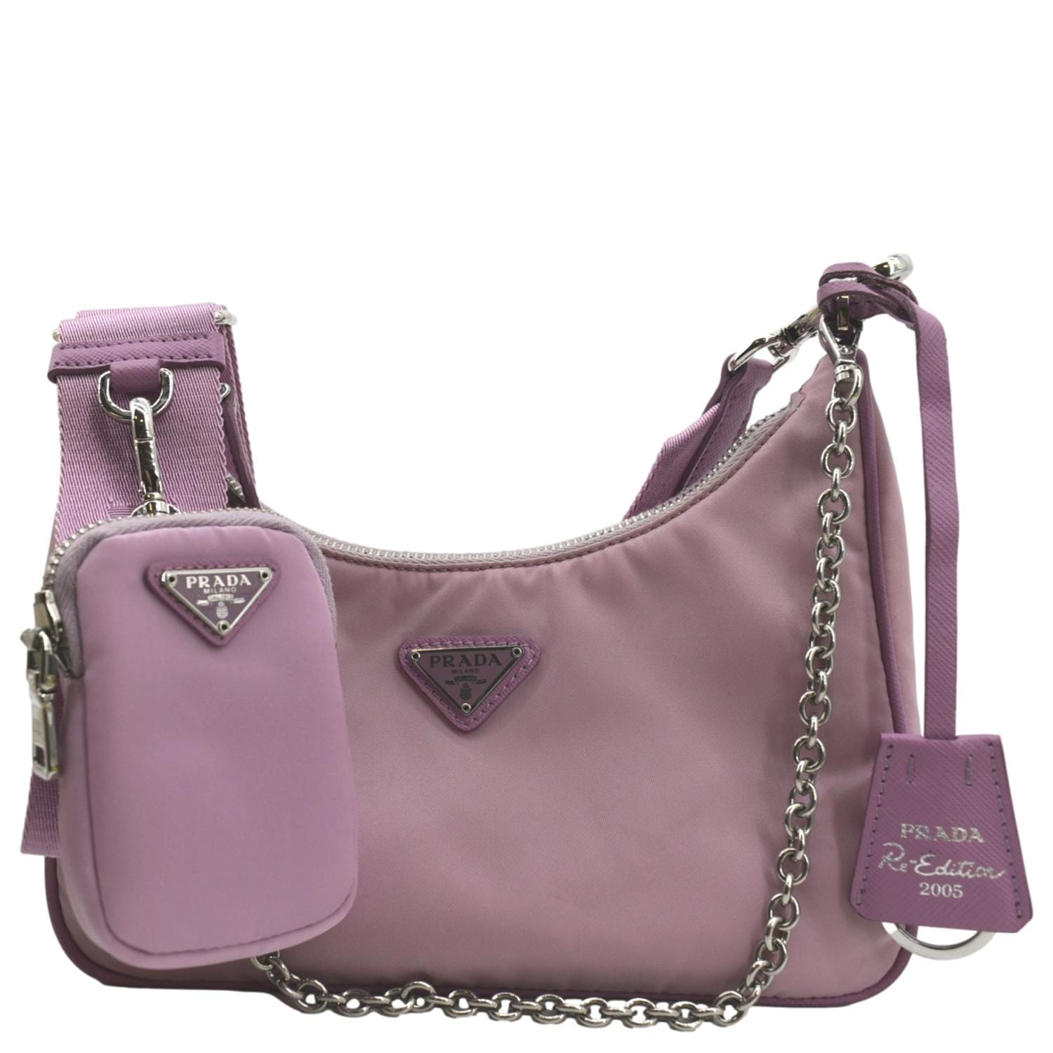 Prada Re Edition Re Shoulder Bag Light Nylon Pink Edition Nylon 1