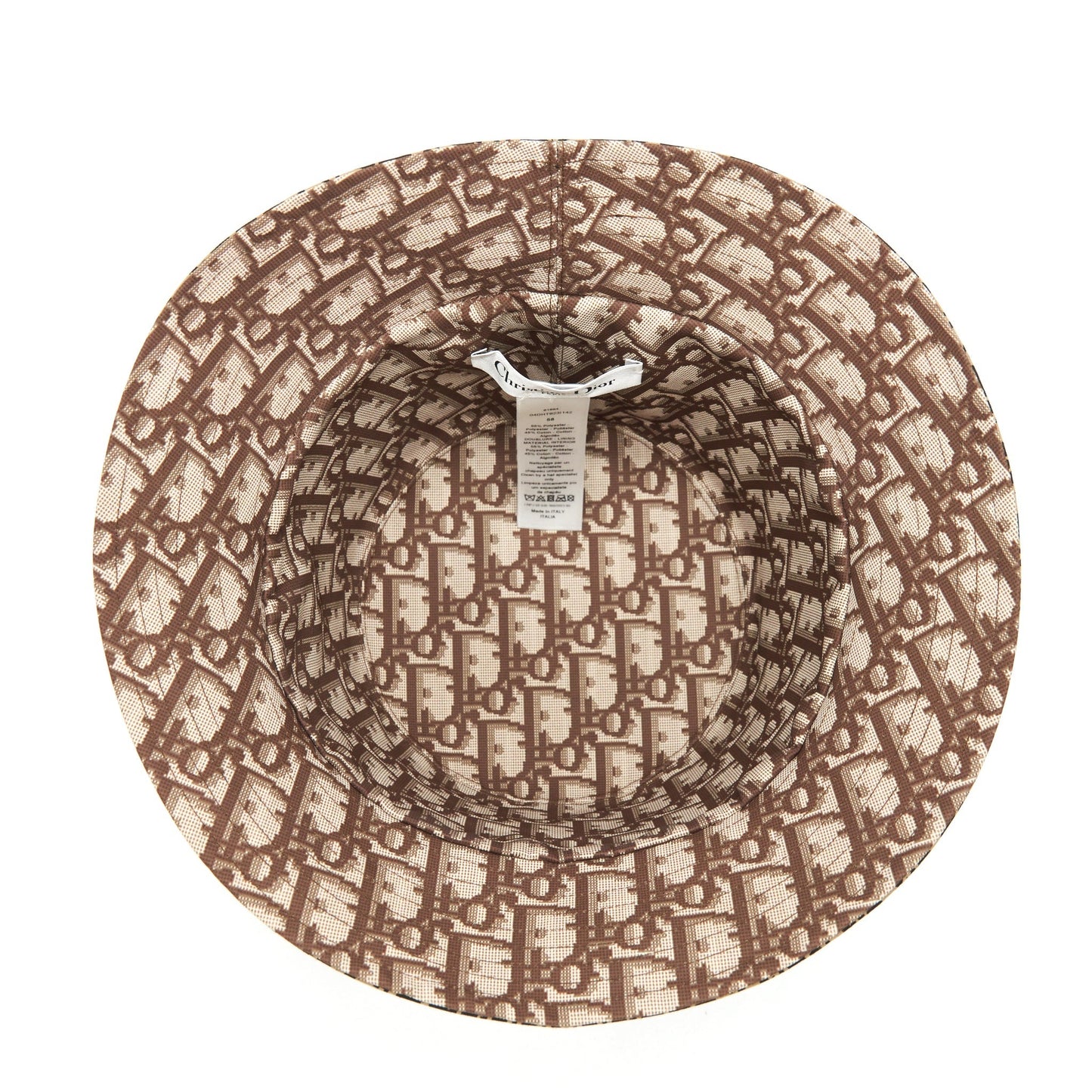 Dior Size Reversible Hat Handbag Bucket Bucket Bag