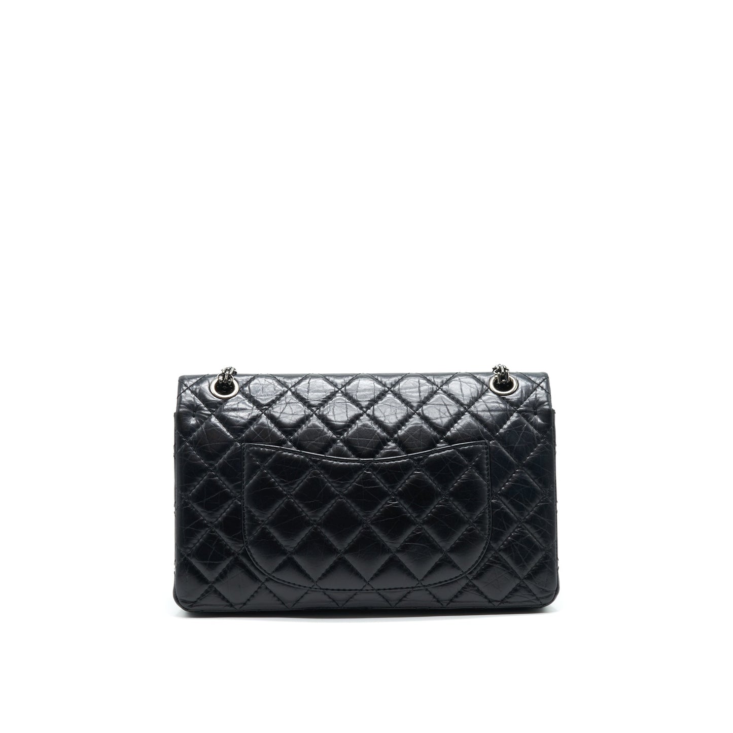 Chanel Reissue 226 Ruthenium Hardware Black Silver Handbag