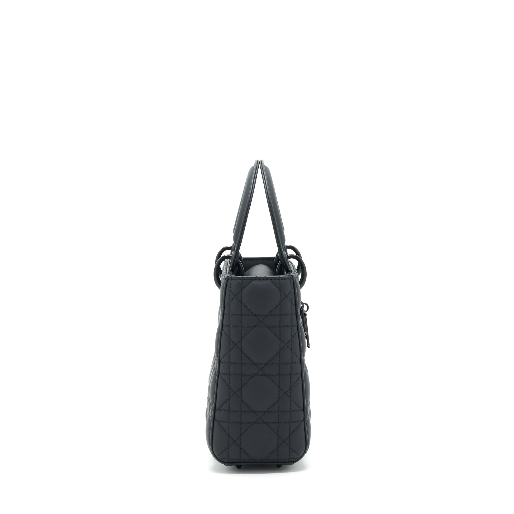 Dior Lady Tote Purse So Handbag Black Small Tote Bag