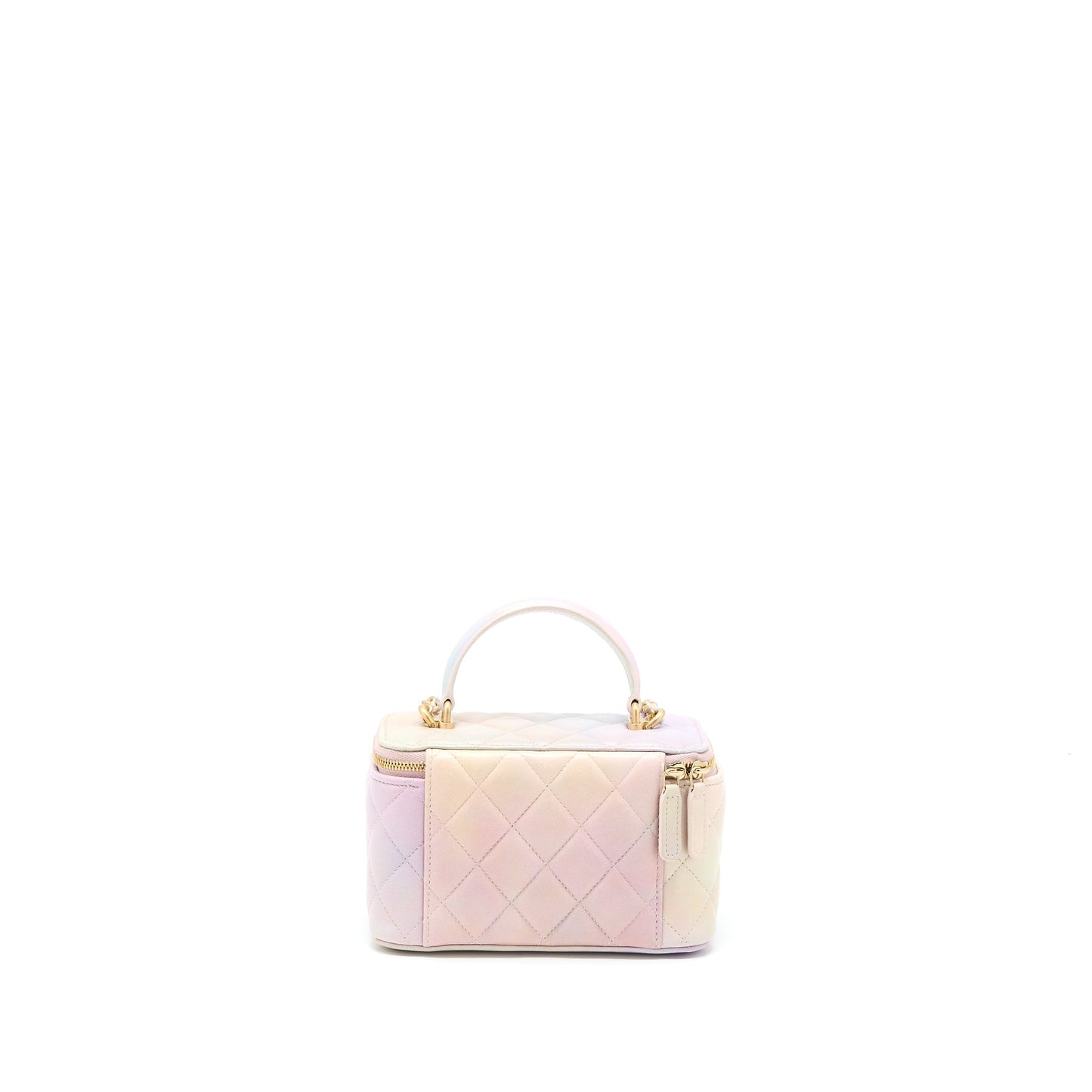 Chanel 22p Top Handle Long Vanity Lambskin Multicolor Multicolour Handbag