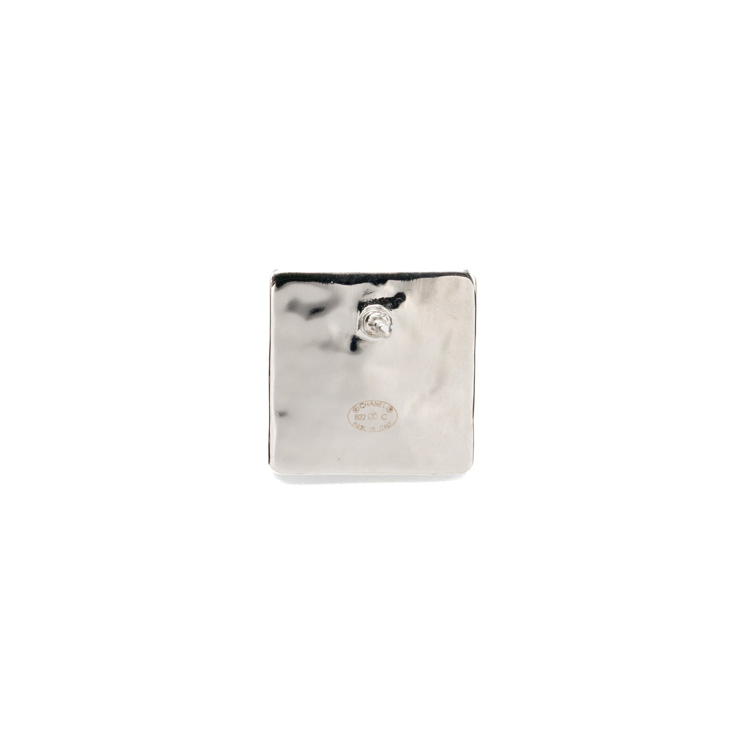 Chanel 5 Pins Square Brooch SHW Handbag