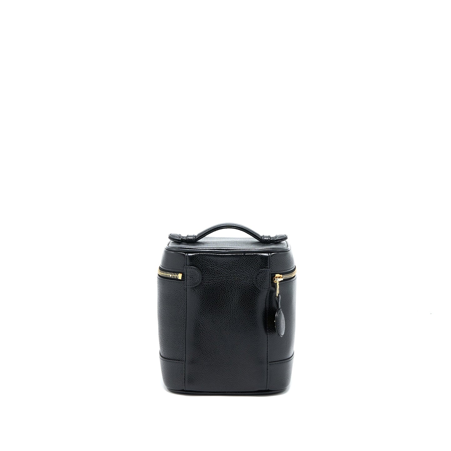Chanel Vanity Caviar GHW Black Handbag Black Ghw