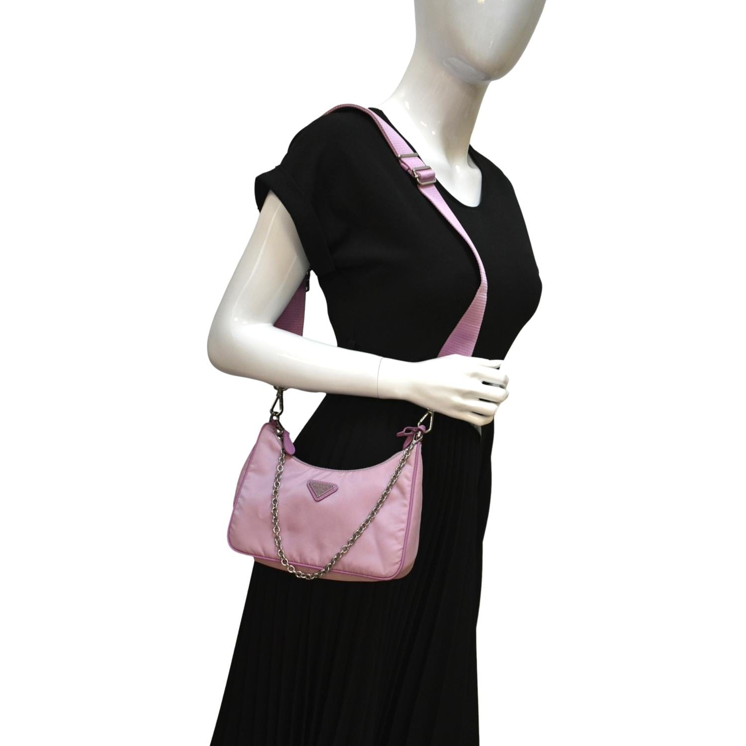 Prada Re Edition Re Shoulder Bag Light Nylon Pink Edition Nylon 1
