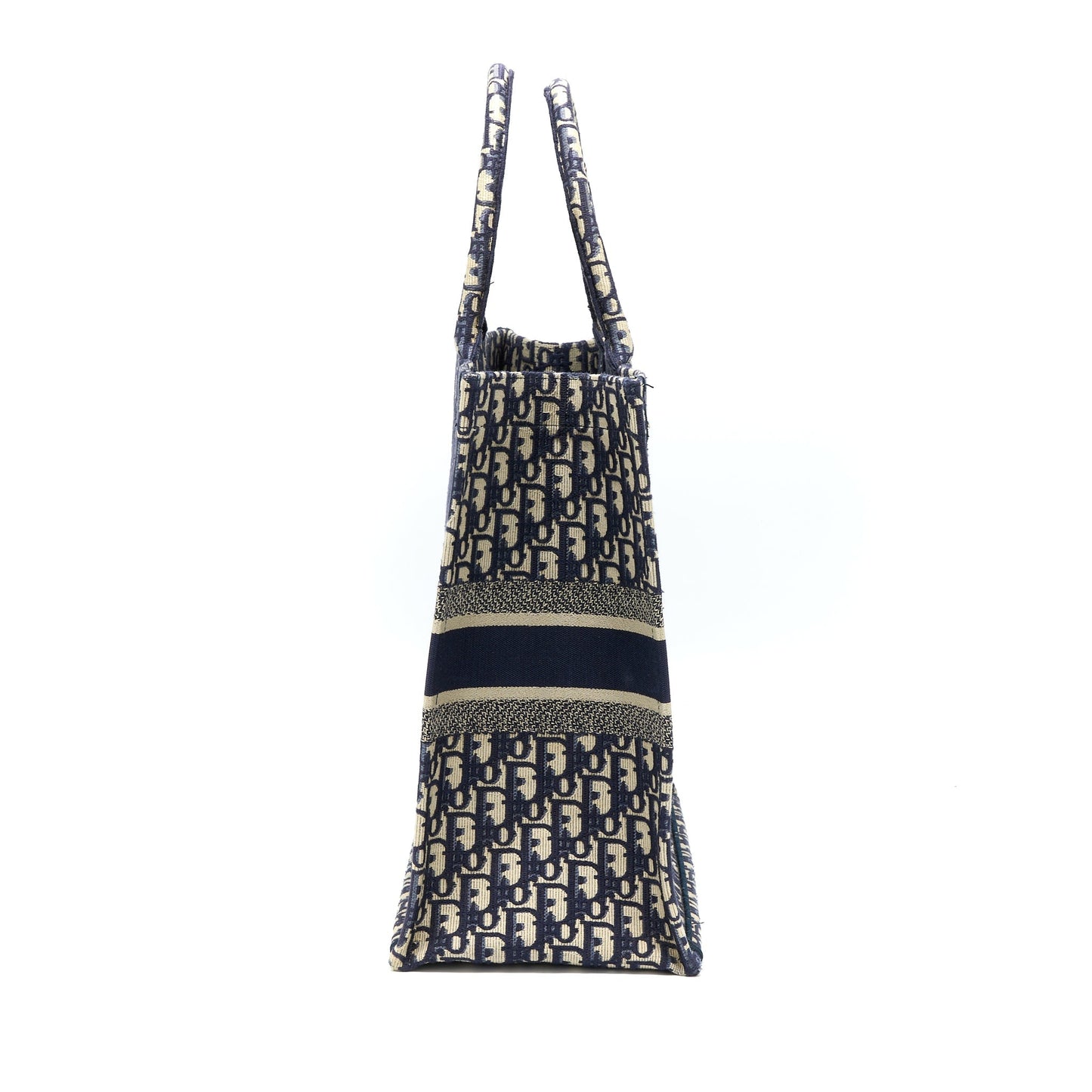Dior Book Tote Oblique Jacquard Handbag Blue Large Tote Bag Jacquard Handbag