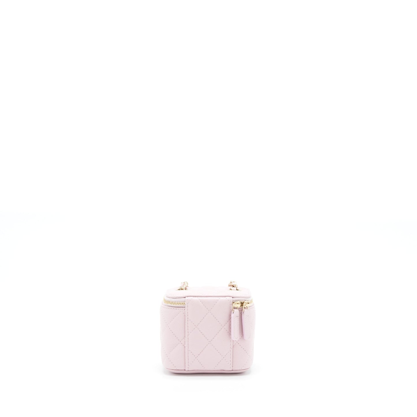 Chanel Vanity Caviar LGHW Pink Mini Bag