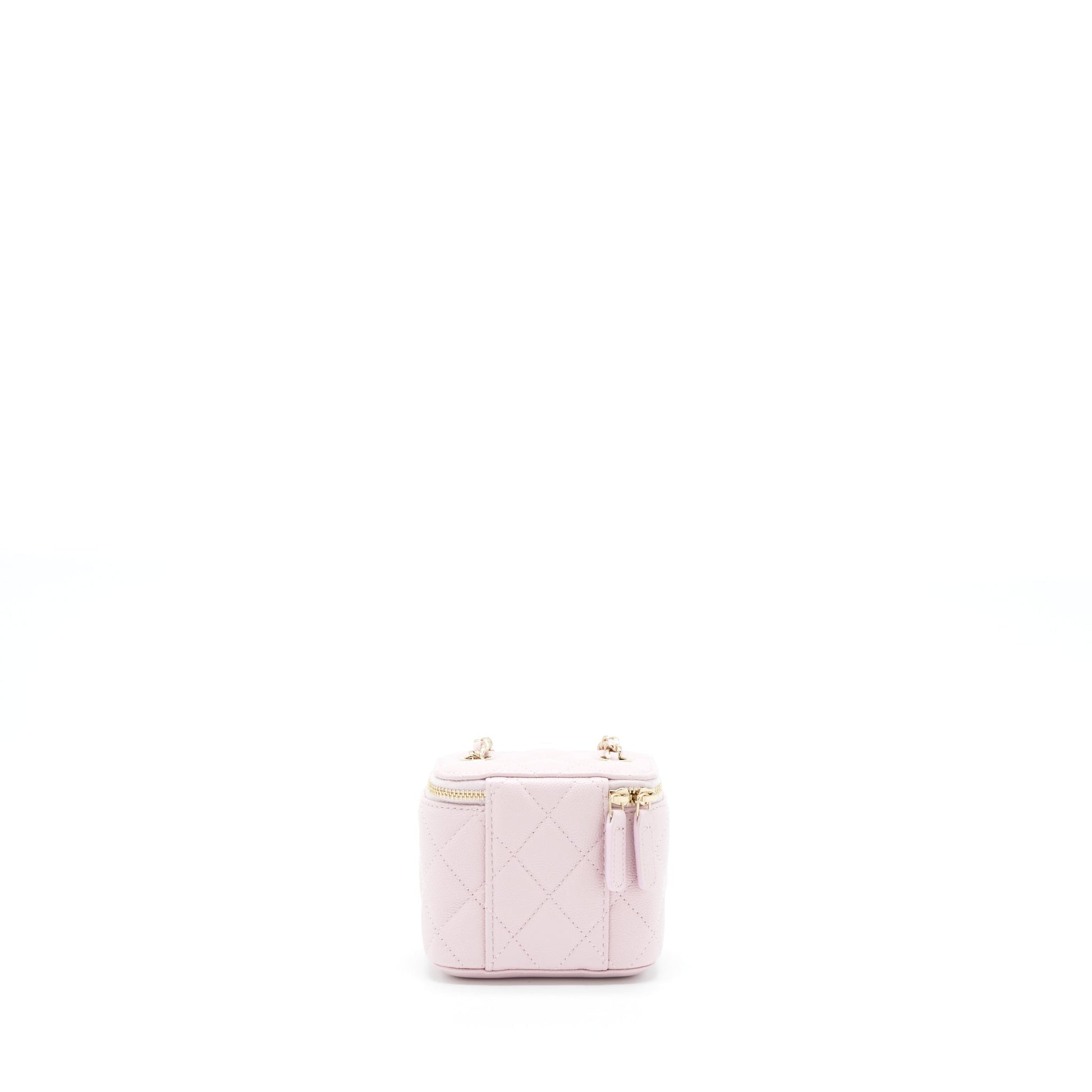 Chanel Vanity Caviar LGHW Pink Mini Bag