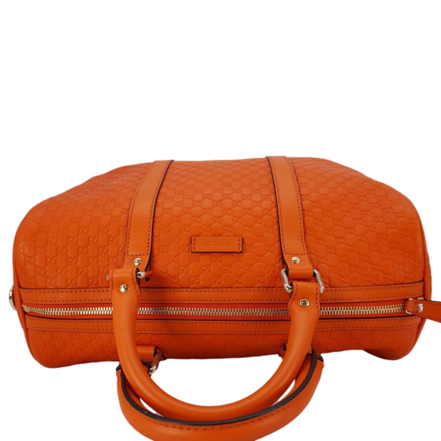 Gucci Microssima Boston Travel Bag Orange