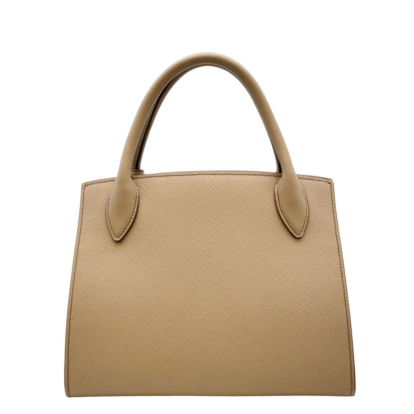 Monochrome Saffiano Tote Bag Dusty Leather Pink