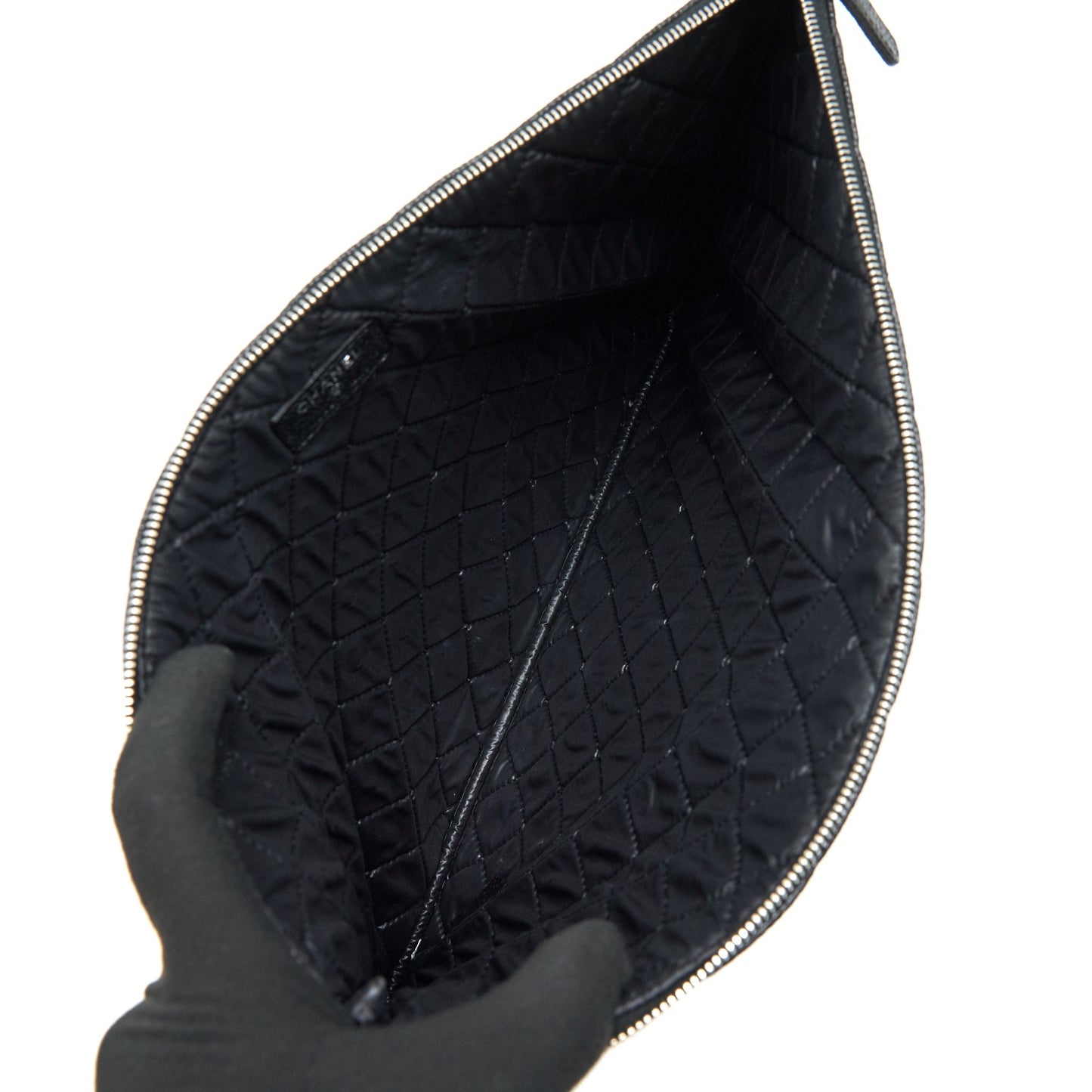 Chanel Caviar SHW Black Handbag
