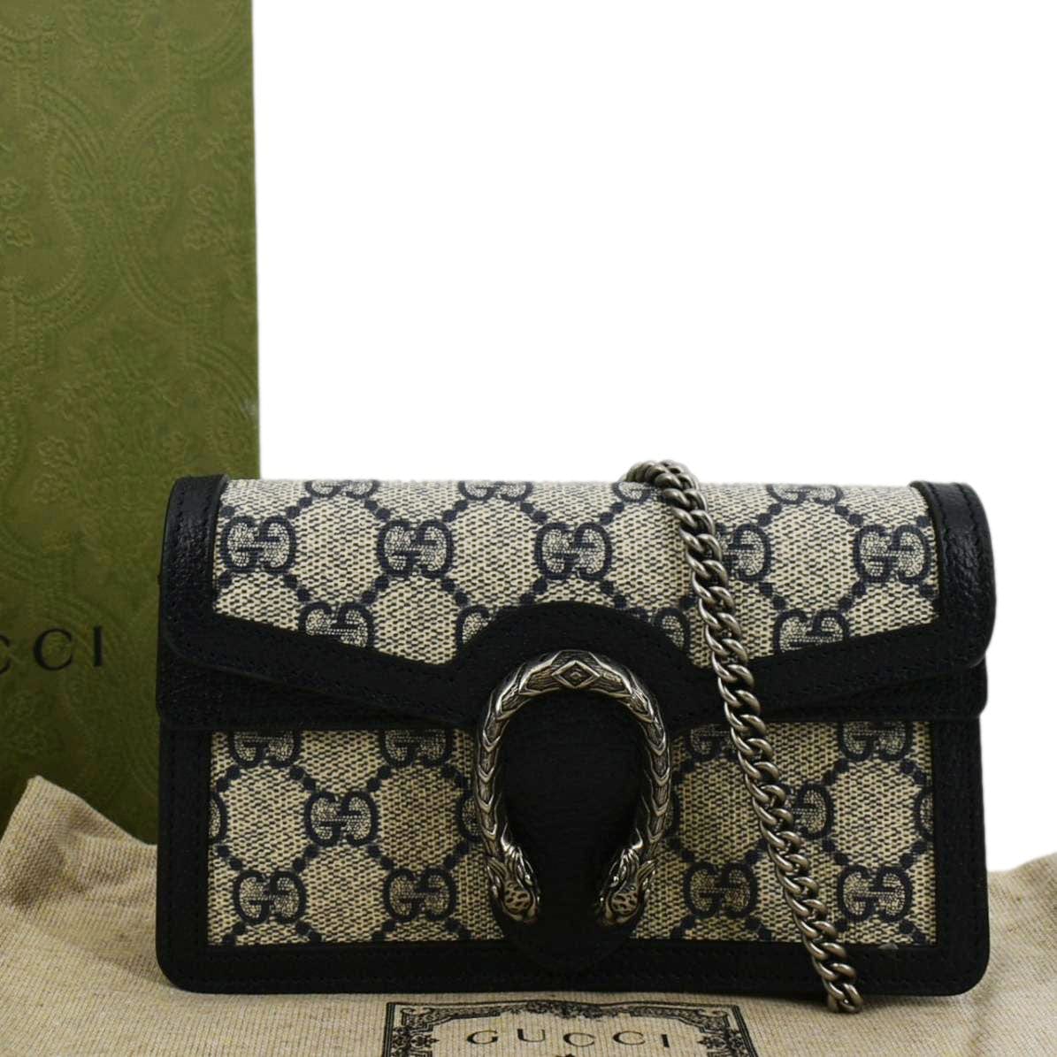 Gucci Dionysus Super Crossbody Bag Canvas Beige