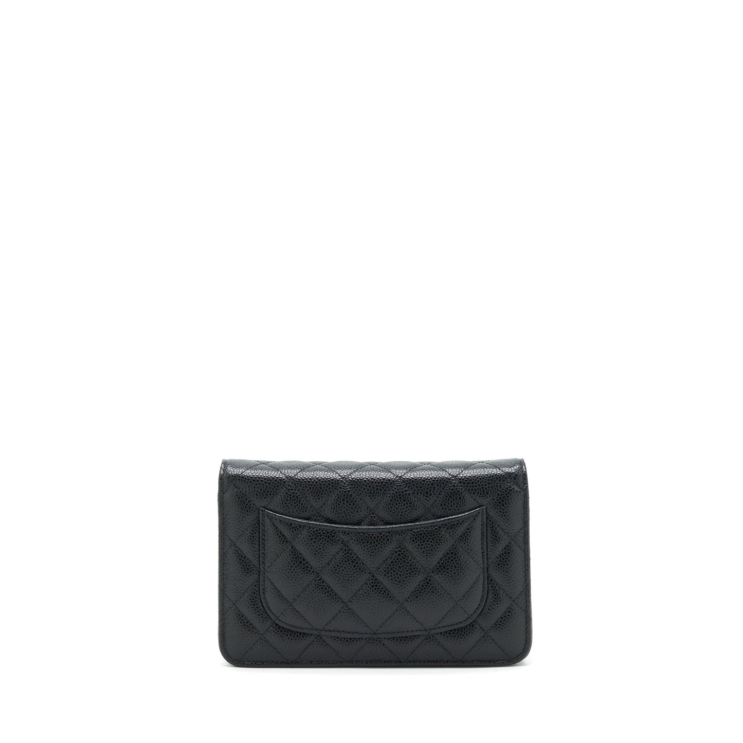 Chanel Classic On Caviar GHW Black Wallet Case Ghw 3