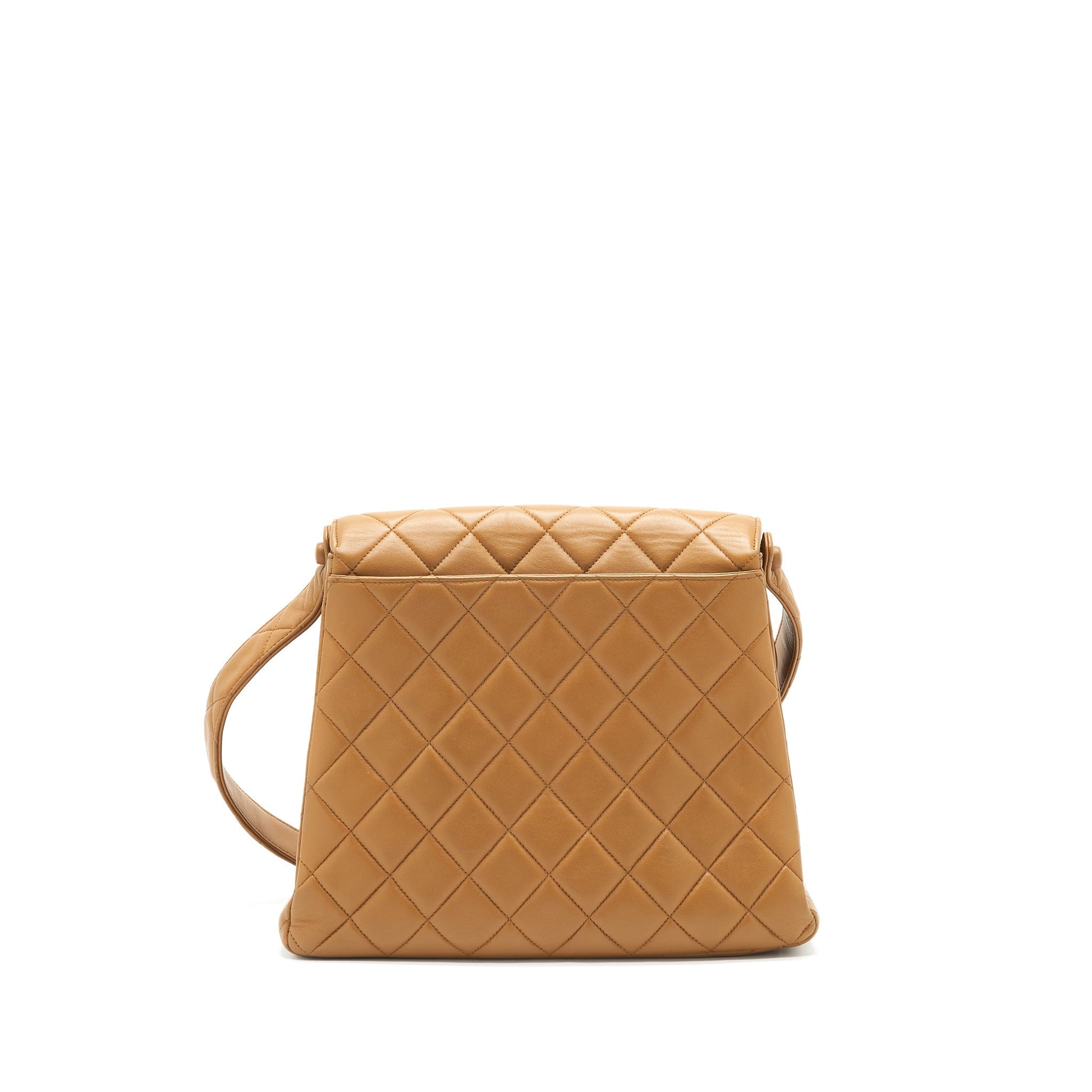 Chanel Kelly Dark GHW Beige Shoulder Bag