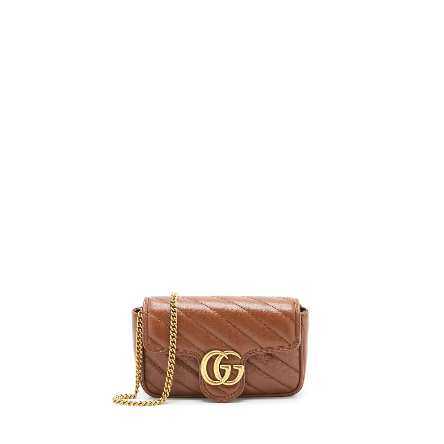 Gucci Marmont Super Bag Matelasse Brown Travel Bag