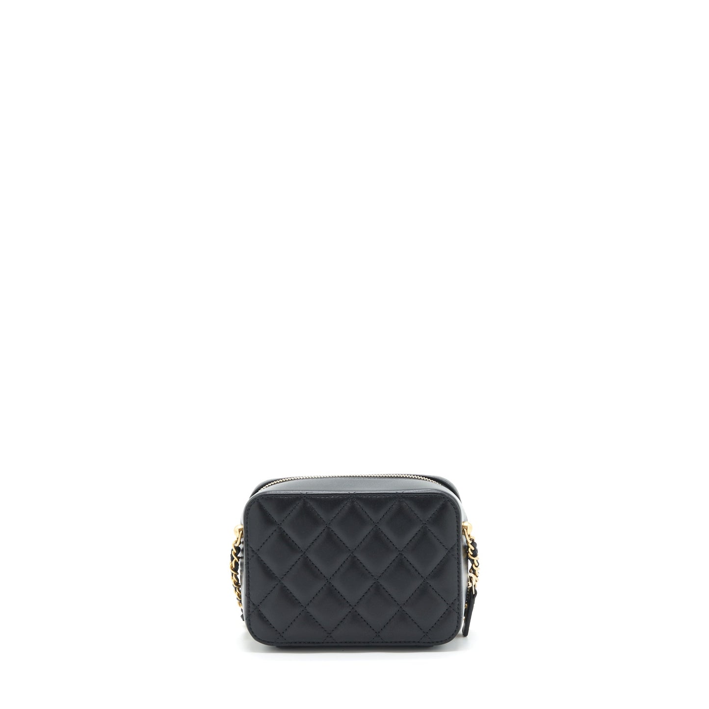Chanel Pearl Crush Camera Lambskin GHW Black Crossbody Bag