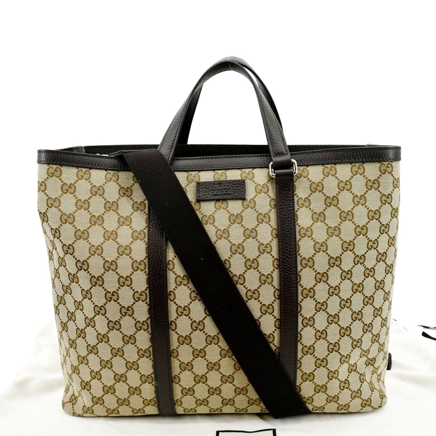Gucci Supreme Shopping Tote Bag Canvas Beige