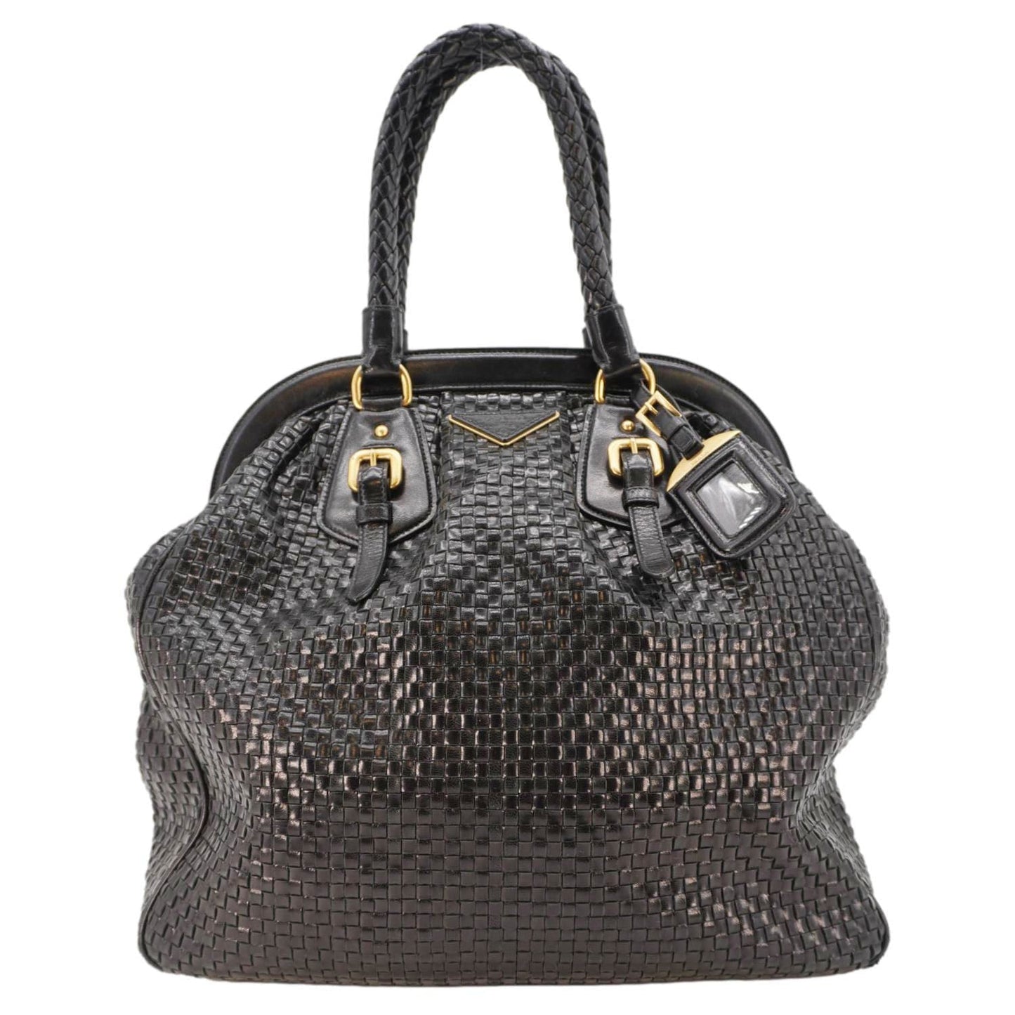 Frame Madra Tote Bag Leather Woven