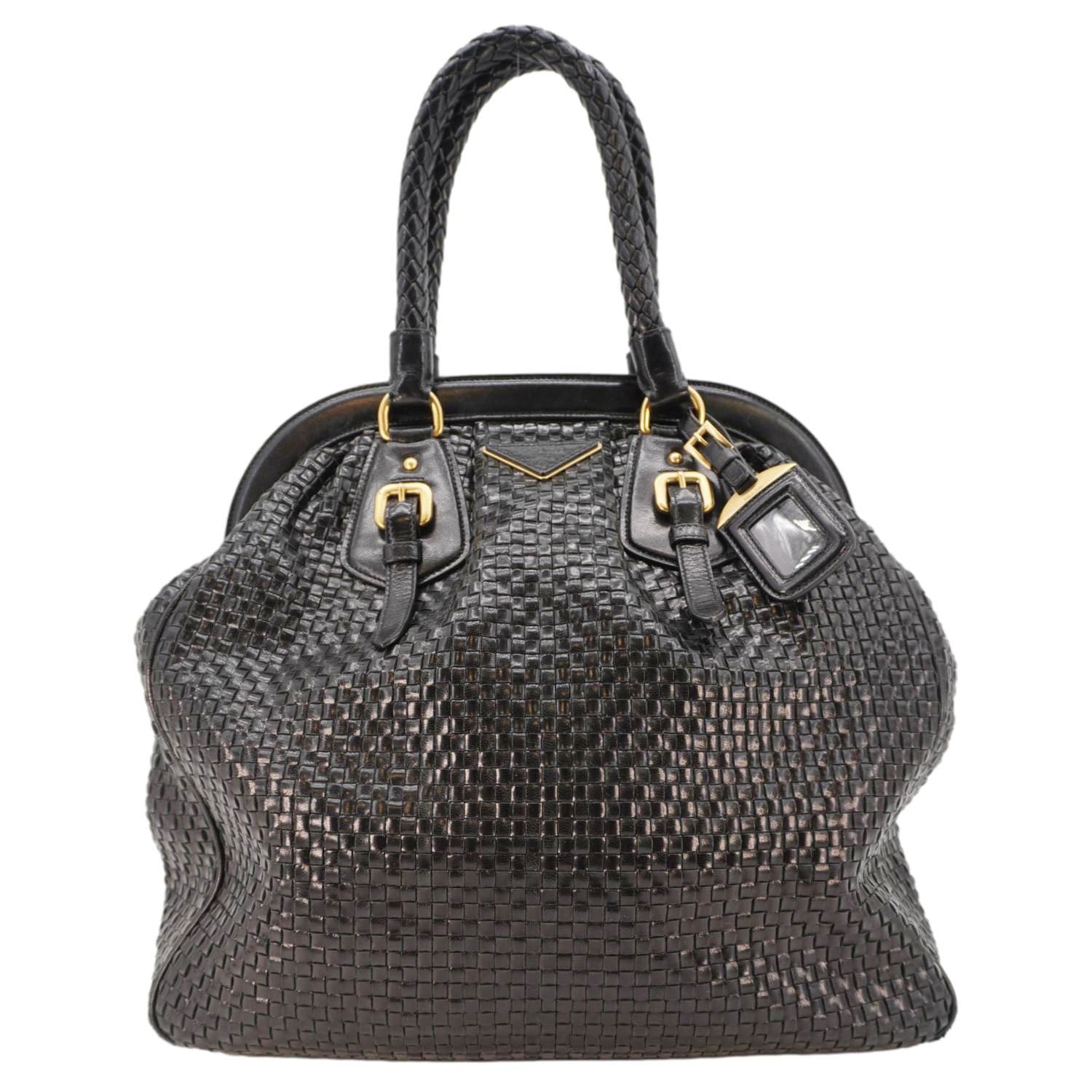 Frame Madra Tote Bag Leather Woven