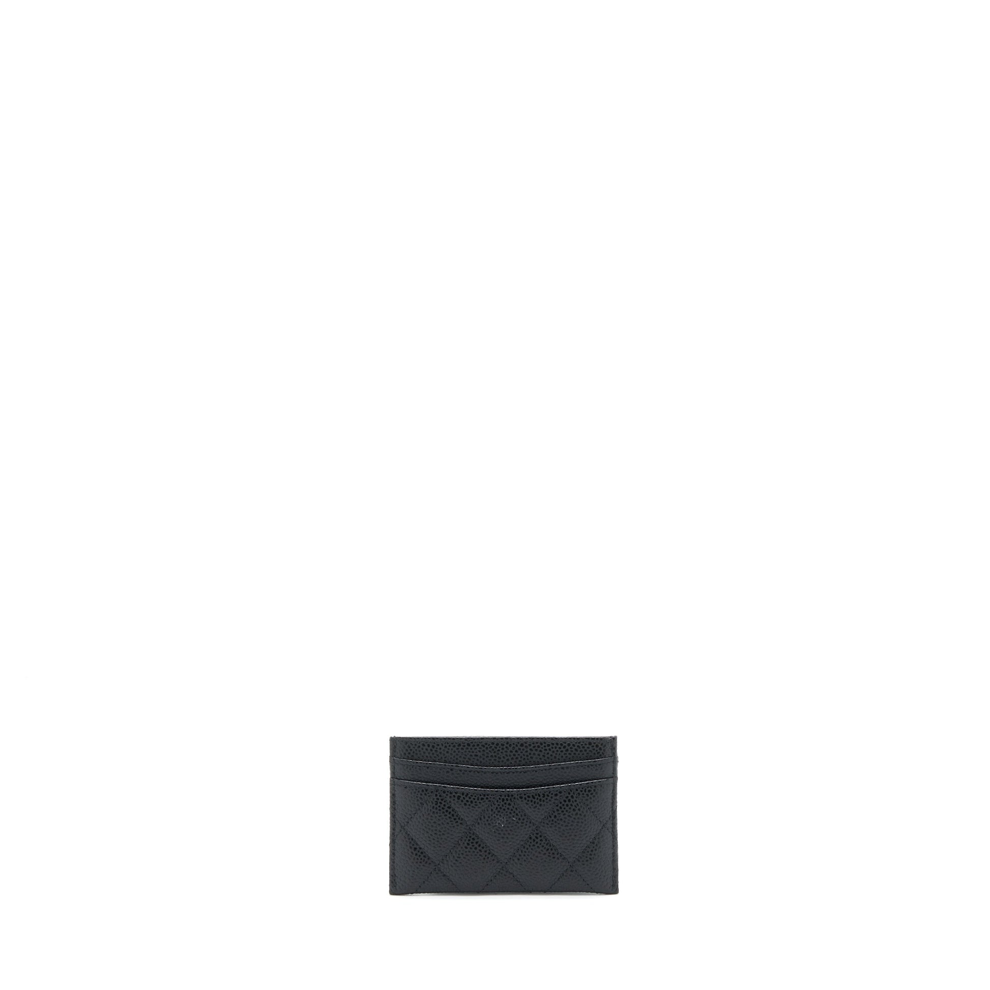 Chanel Classic Card Holder Caviar GHW Black Wallet Case Ghw 2