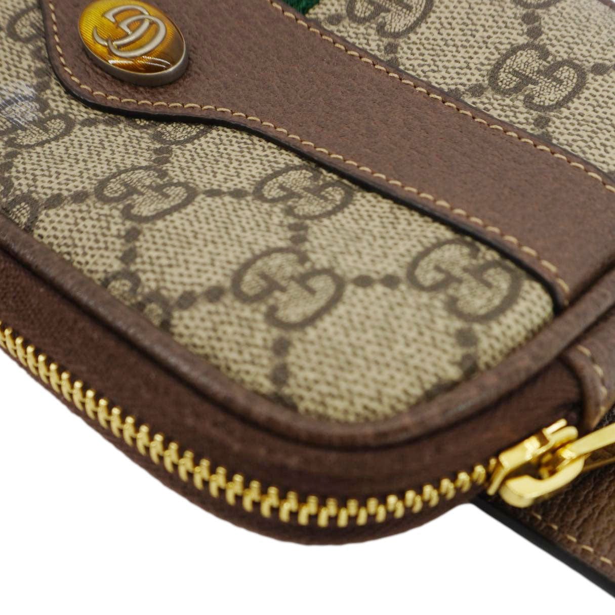 Gucci Web Ophidia Supreme Belt Bag Canvas Beige Accessory