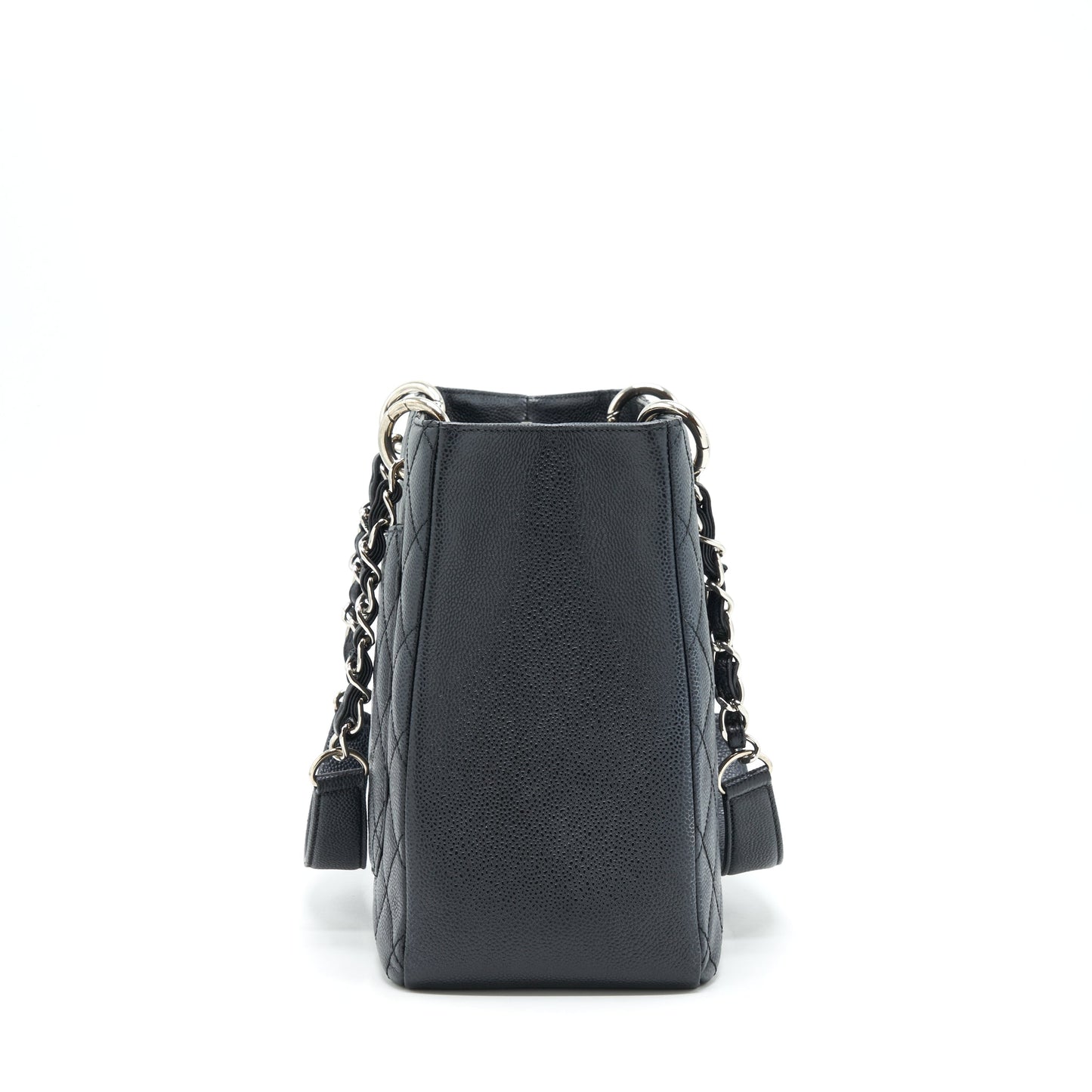 Chanel Grand Shopping GST Caviar SHW Black Tote Bag