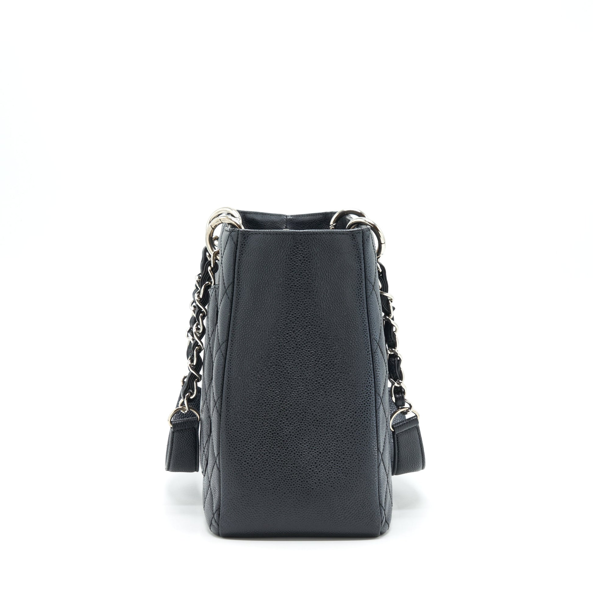 Chanel Grand Shopping GST Caviar SHW Black Tote Bag