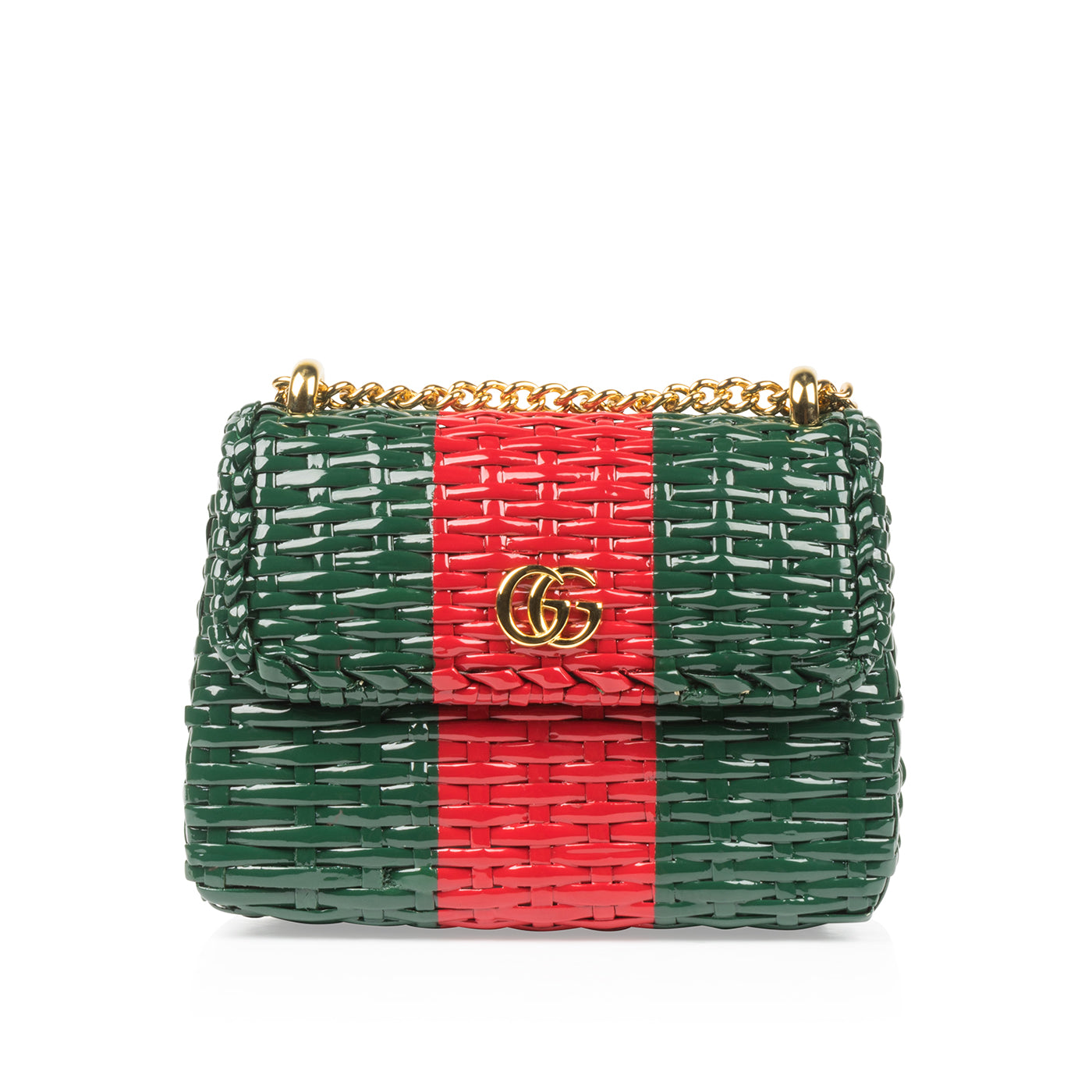Gucci Wicker Crossbody Bag Mini