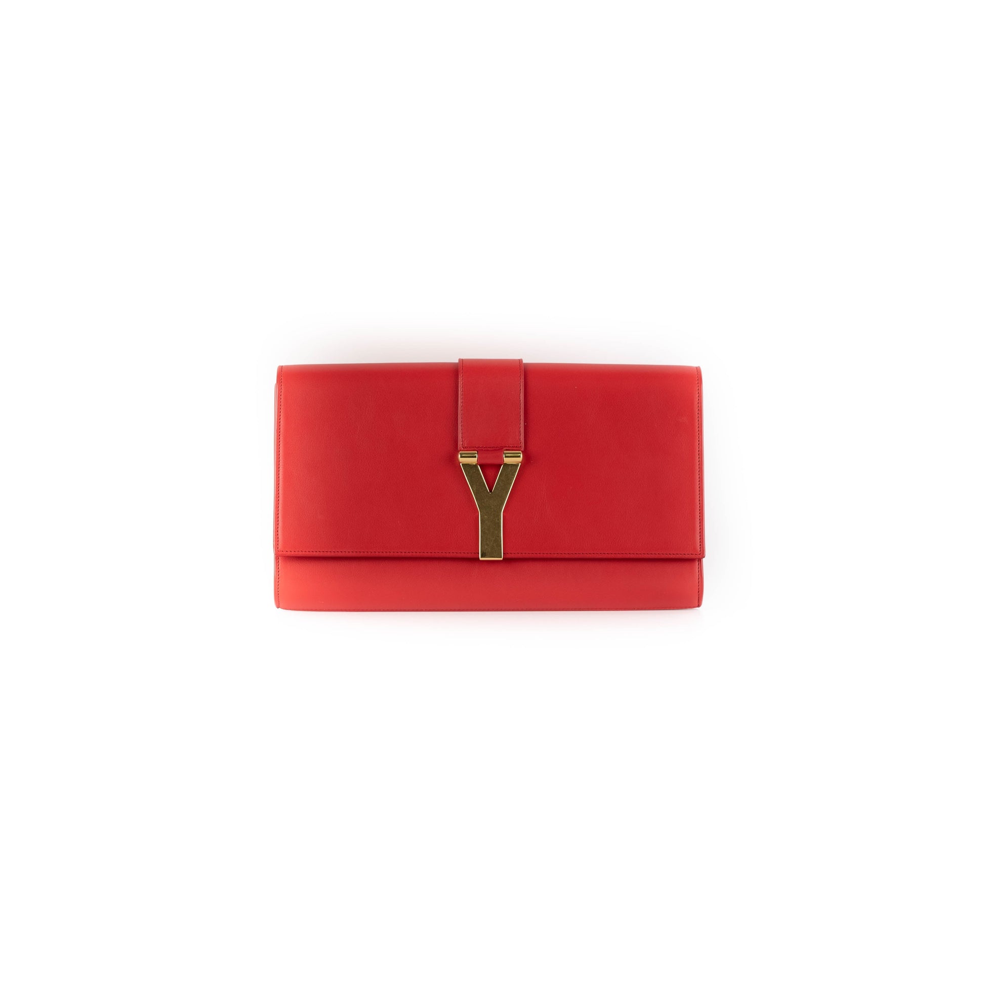 YSL Saint Laurent Clutch Bag Red