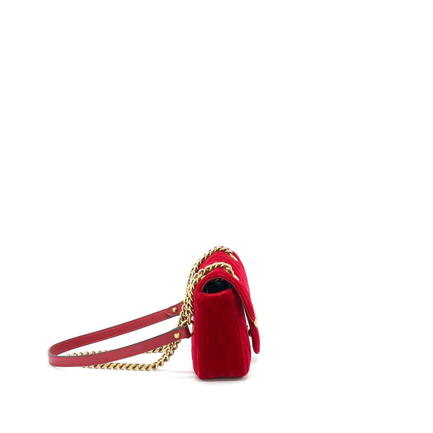 Gucci Velvet Marmont Bag Matelasse Mini Travel Bag