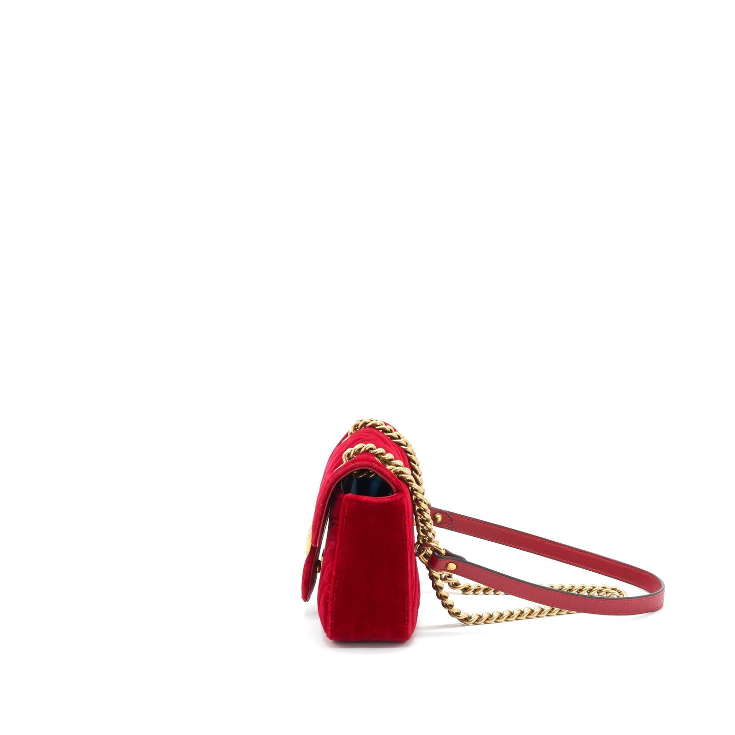 Gucci Velvet Marmont Bag Matelasse Mini Travel Bag