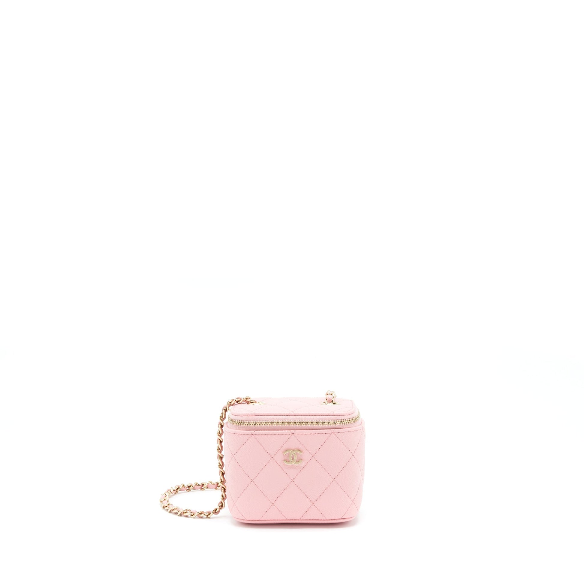 Chanel 22C Vanity Caviar LGHW Pink Mini Bag Lghw 2