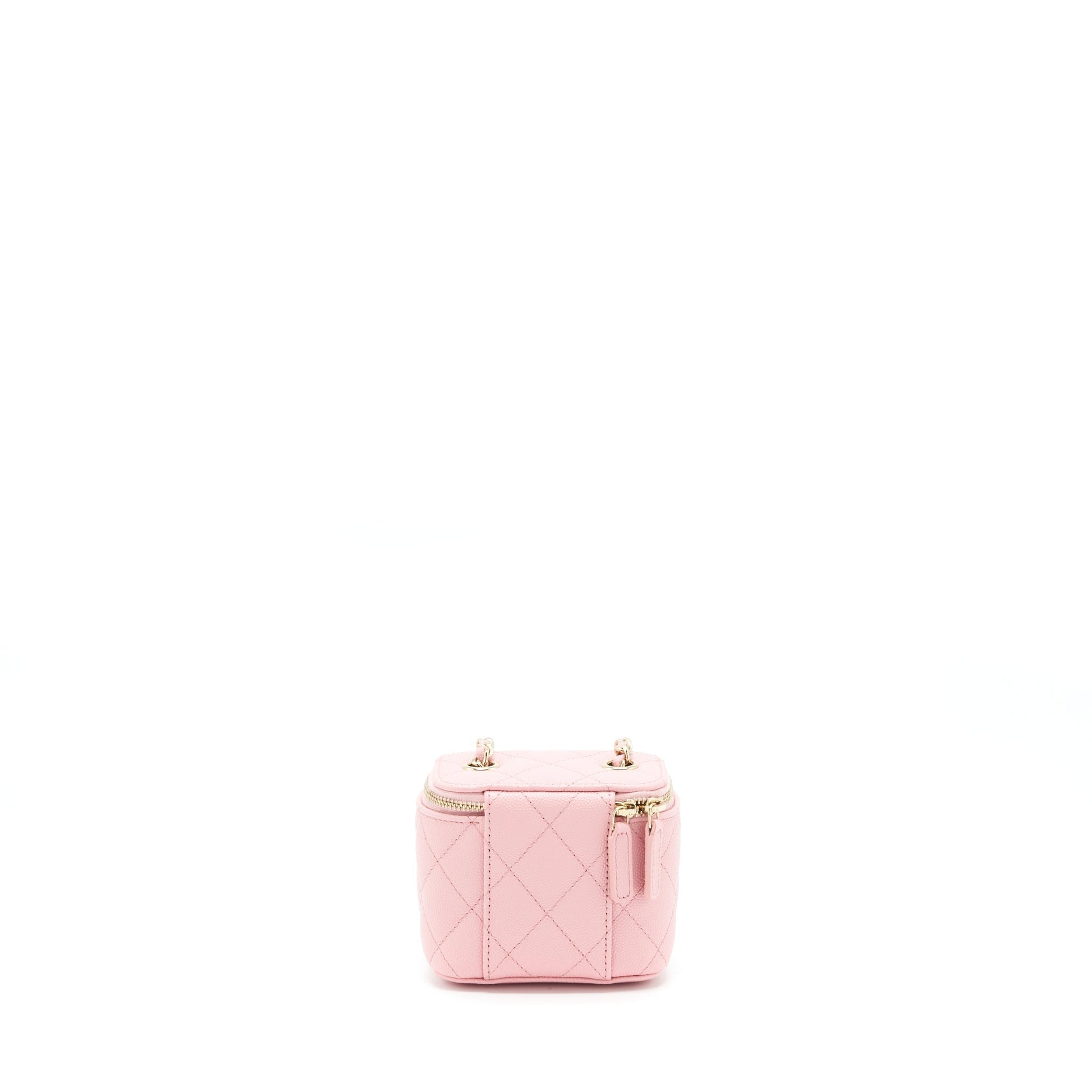 Chanel 22C Vanity Caviar LGHW Pink Mini Bag Lghw 2