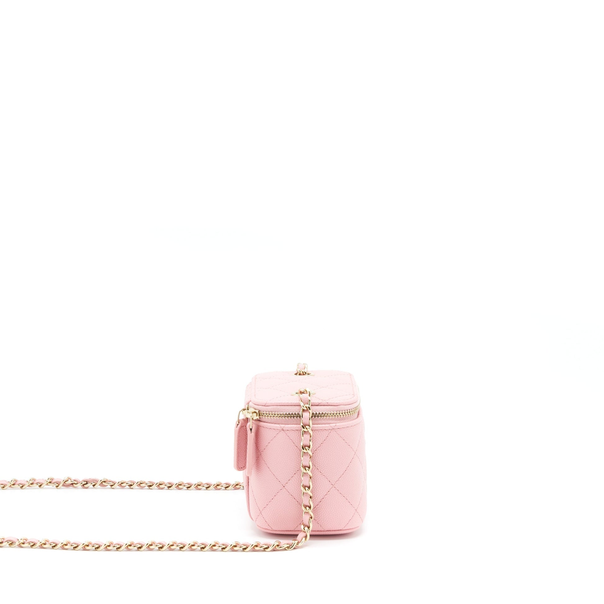 Chanel 22C Vanity Caviar LGHW Pink Mini Bag Lghw 2
